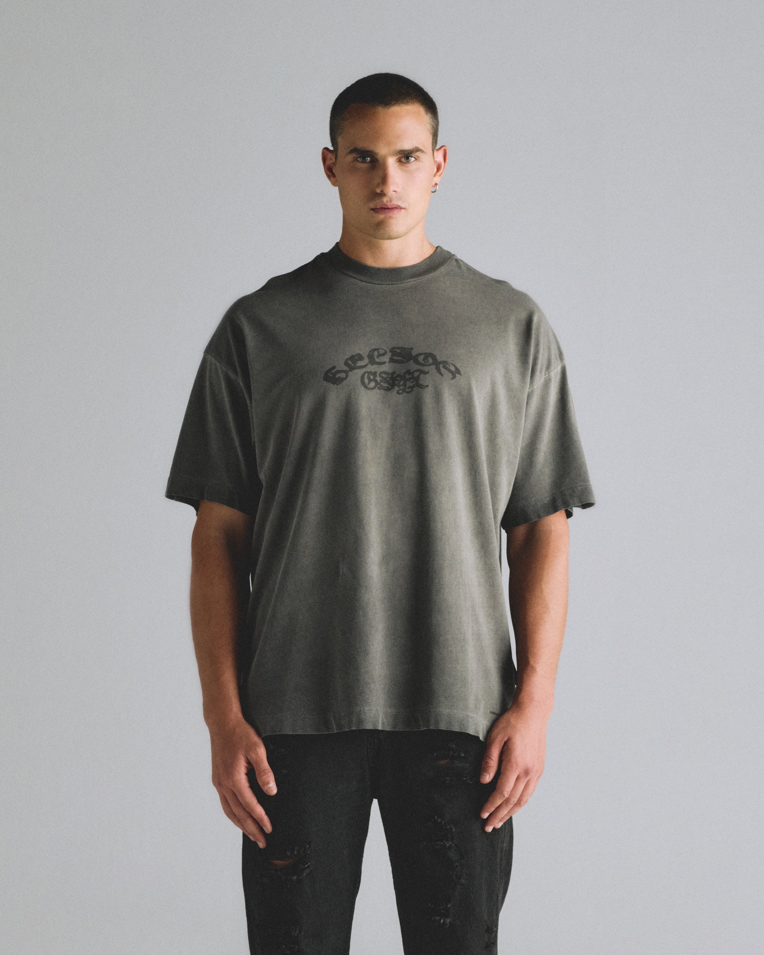 HELIOS BASIC TSHIRT AGED GRAY
