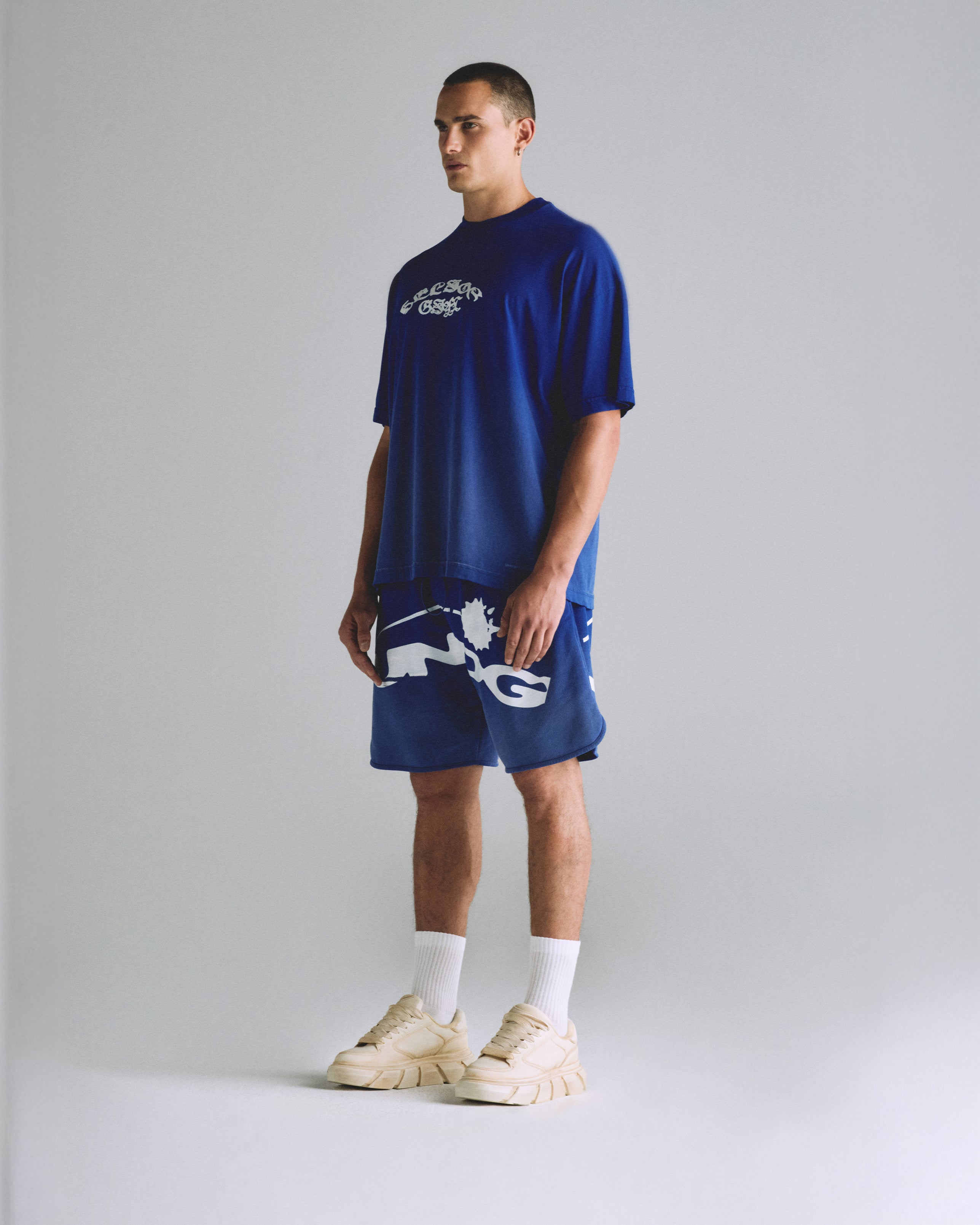 HELIOS BASIC TSHIRT ELECTRIC BLUE