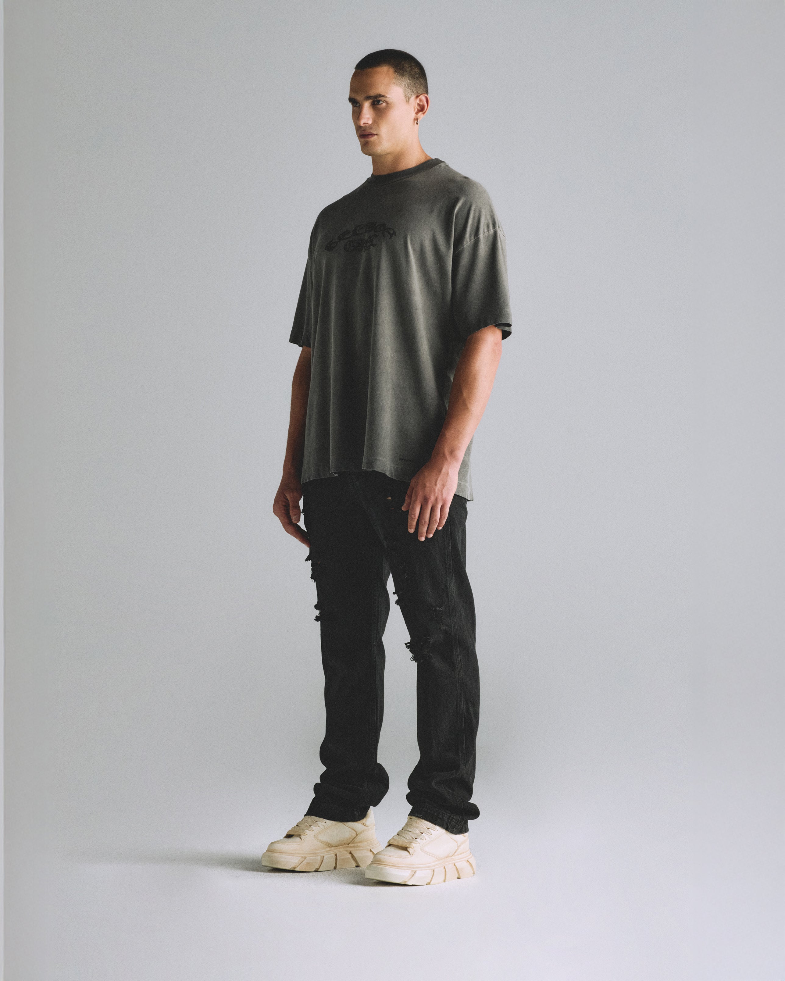 HELIOS BASIC TSHIRT AGED GRAY