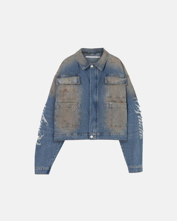 UNDERGOLD - Stardust Undgld Studio Boxy Fit Jacket - Mechanic Blue