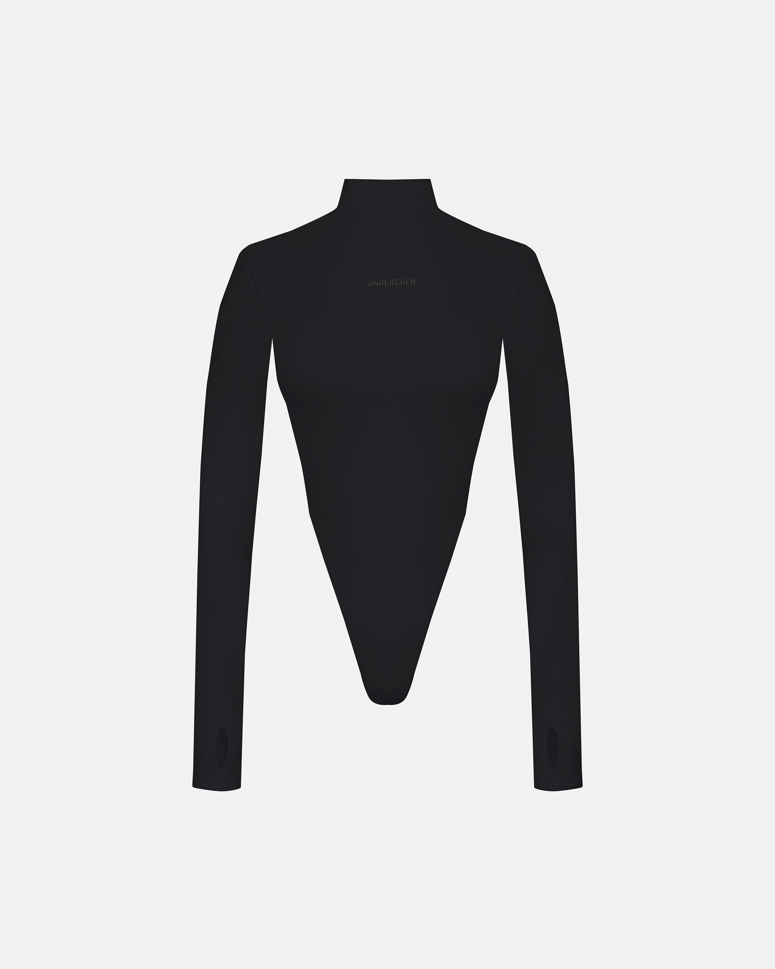 BASICS TURTLENECK BACKLESS BODY BLACK