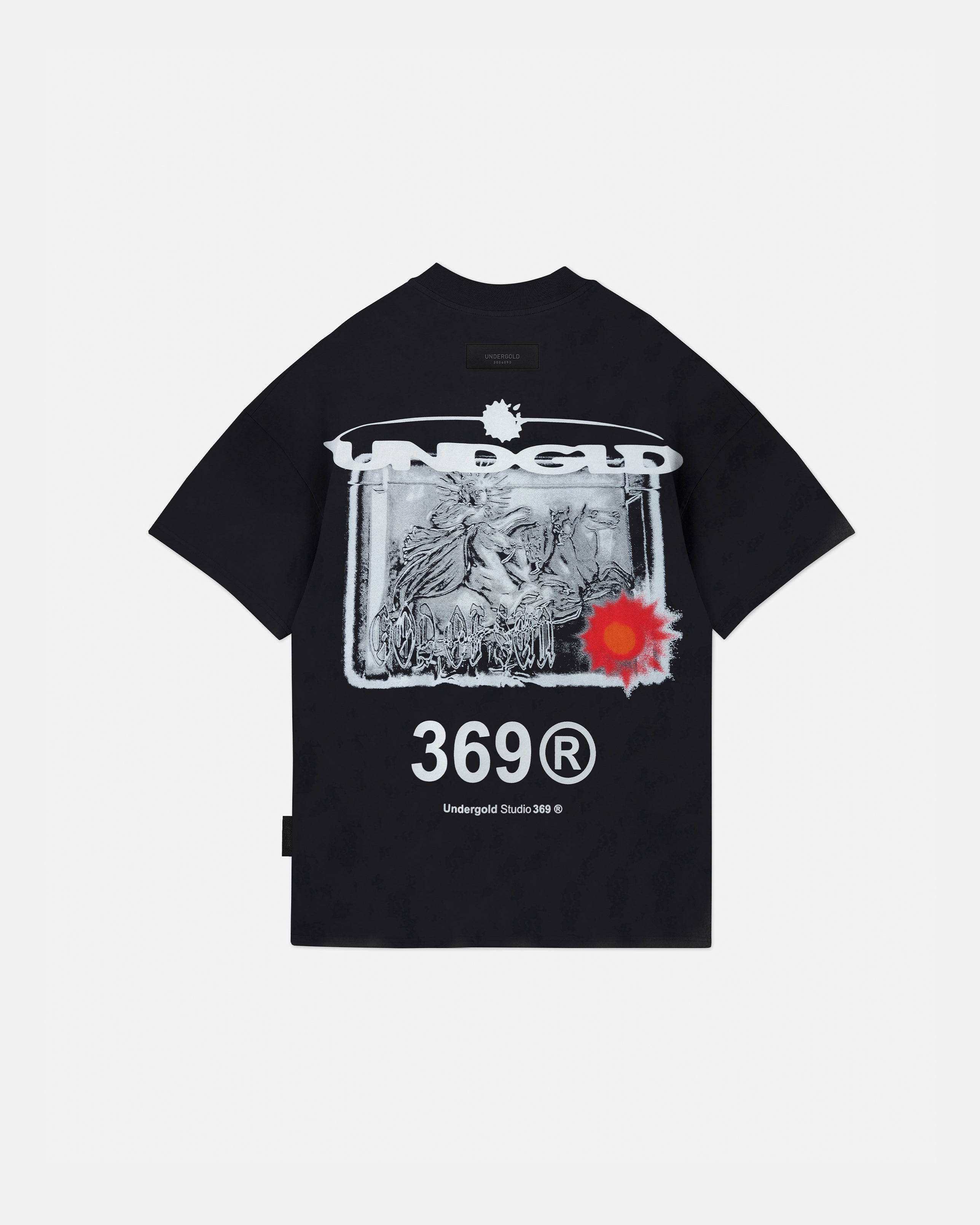 HELIOS GOD OF SUN TSHIRT VINTAGE BLACK
