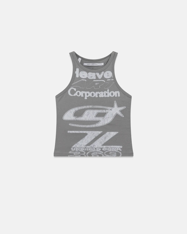 UNDERGOLD - Act 1 Racer Halter Tank Top - Gray