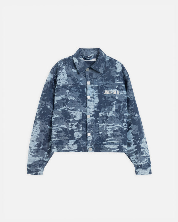 UNDERGOLD - Capsule Undrgld Jacquard Jacket - Camo Blue