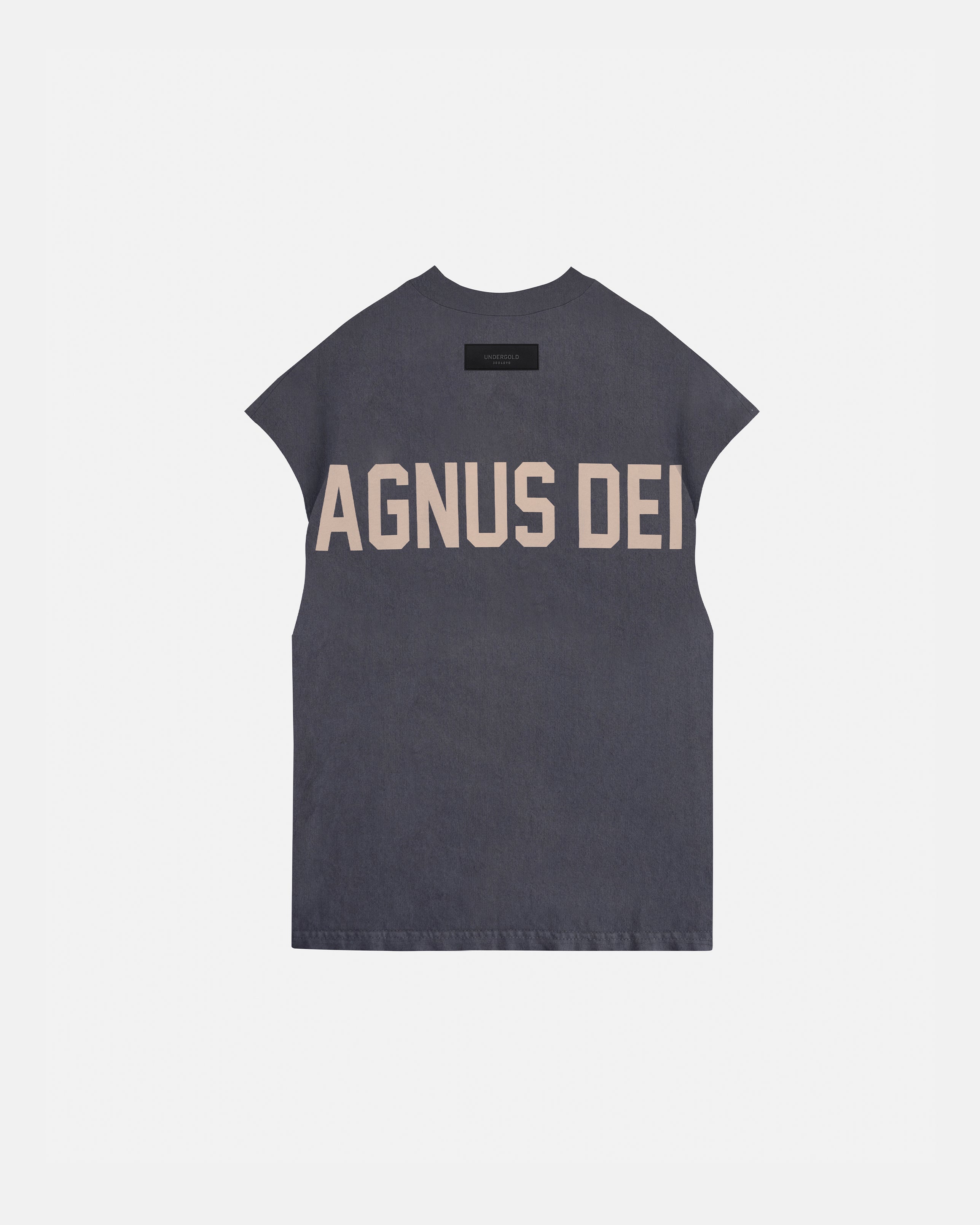 AGNUS DEI UNDRGLD SLEEVELESS TSHIRT VINTAGE GRAY