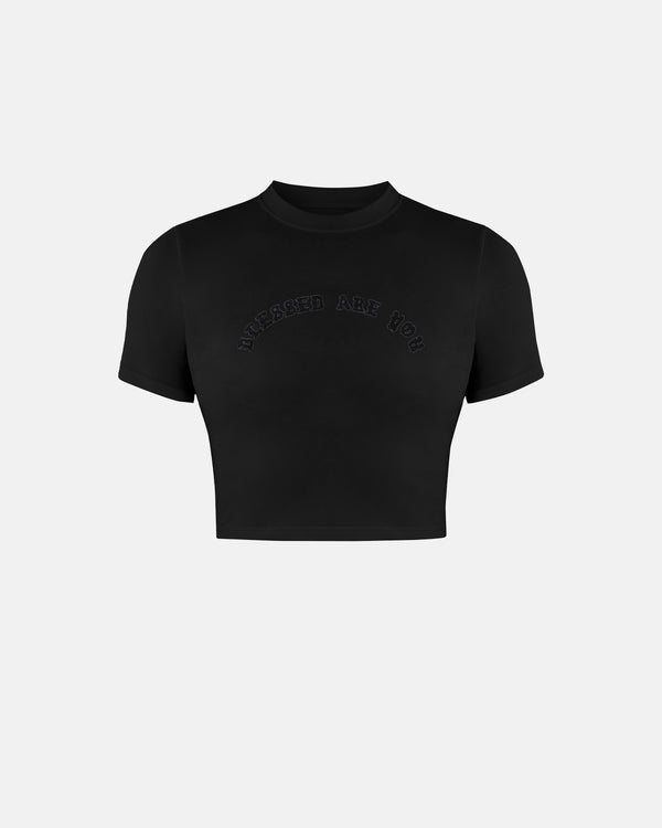 UNDERGOLD - Capsule Blessed Are You Baby Tee - Black