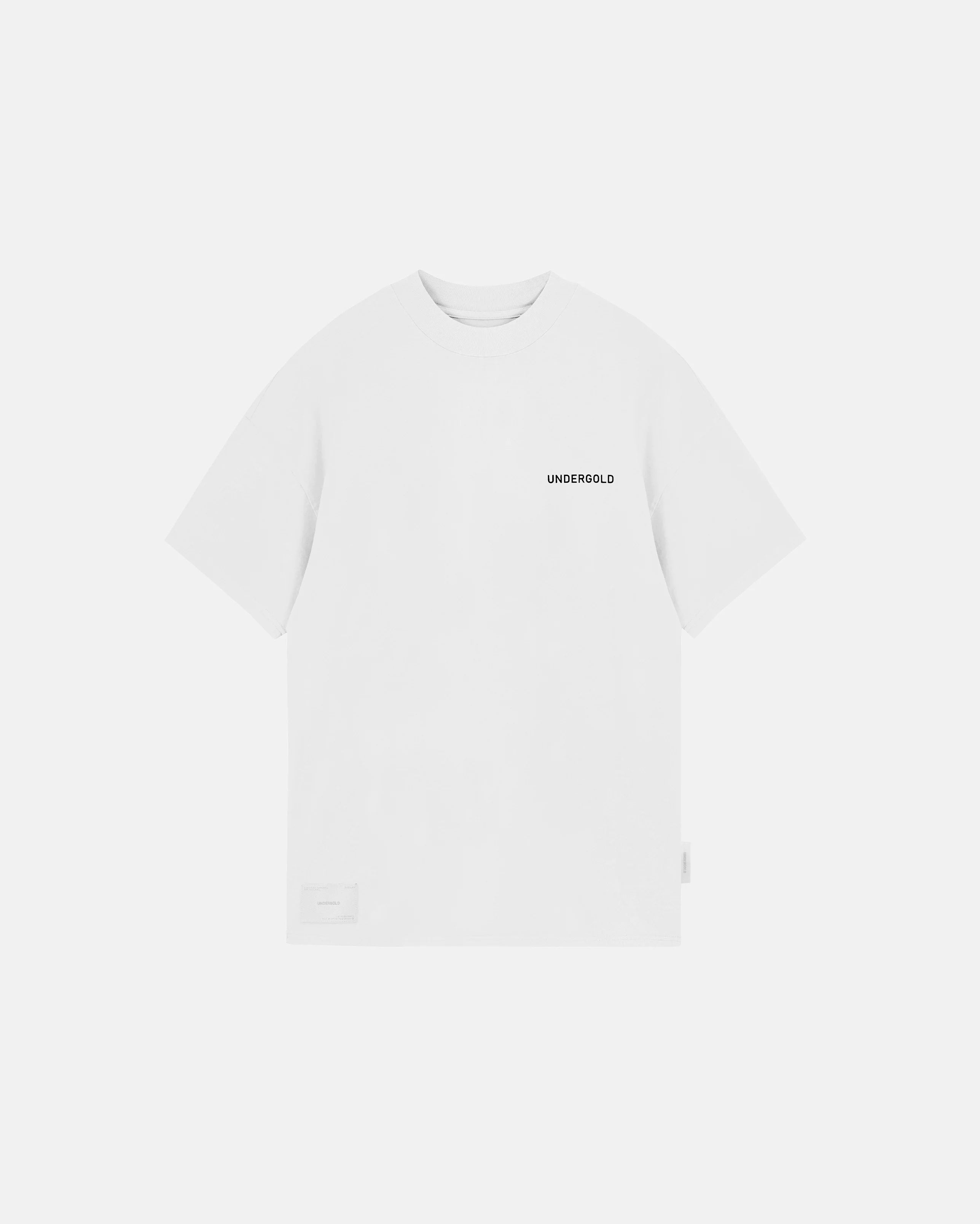 BASICS TINY LOGO REGULAR FIT TSHIRT WHITE