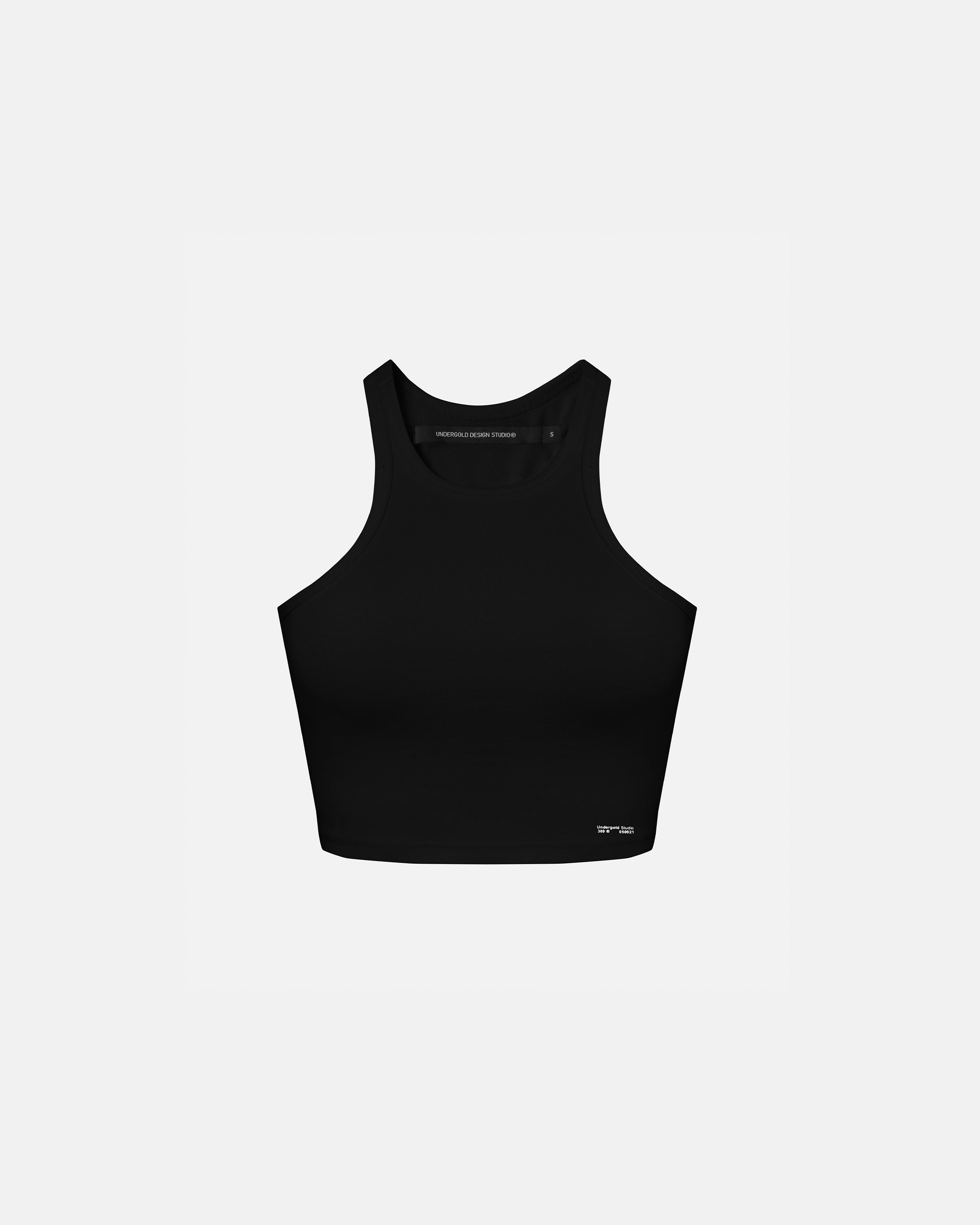 BASICS W UNDERGOLD STUDIO TANK TOP BLACK