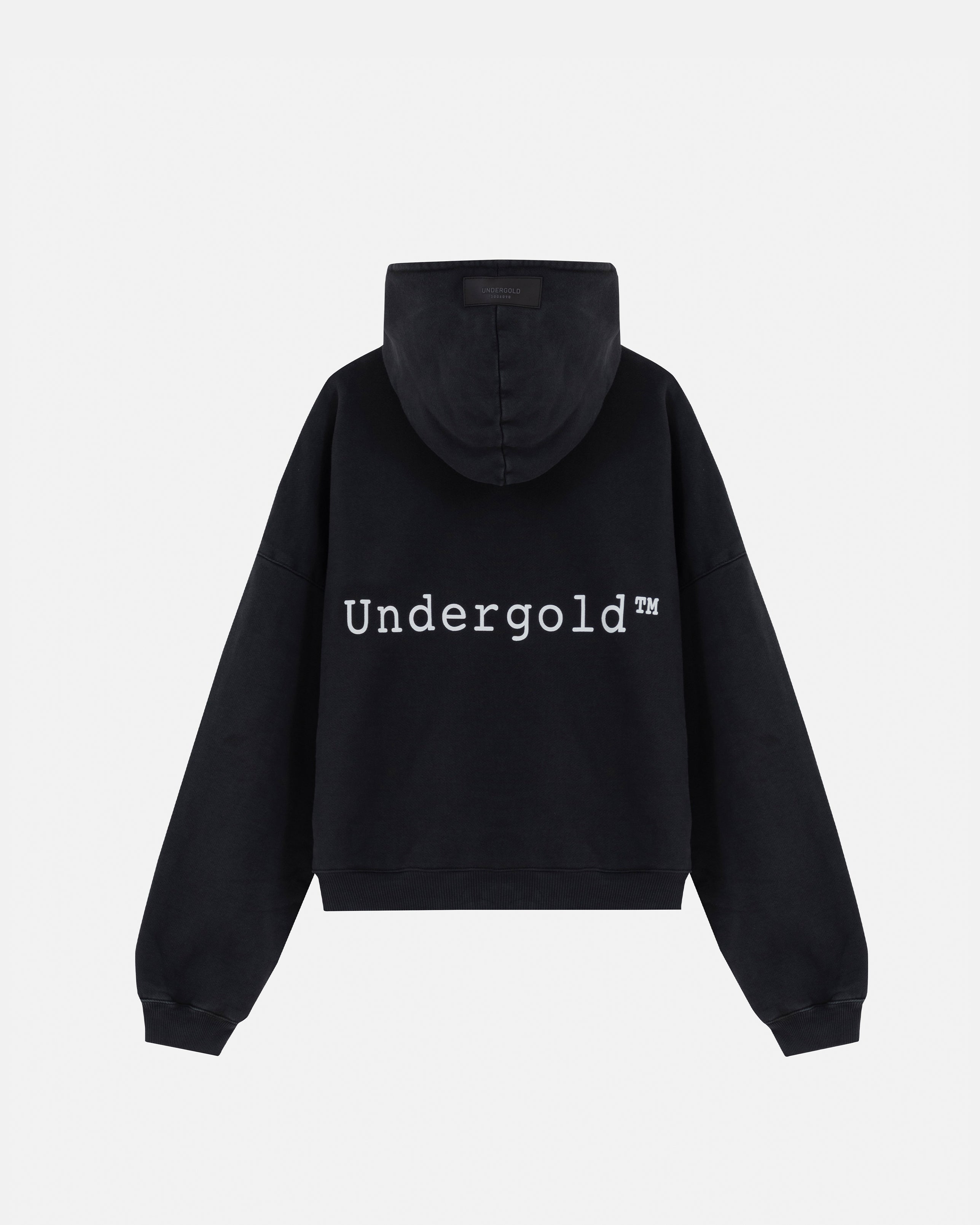 THE PATH SOULS HALF ZIP UP HOODIE VINTAGE BLACK
