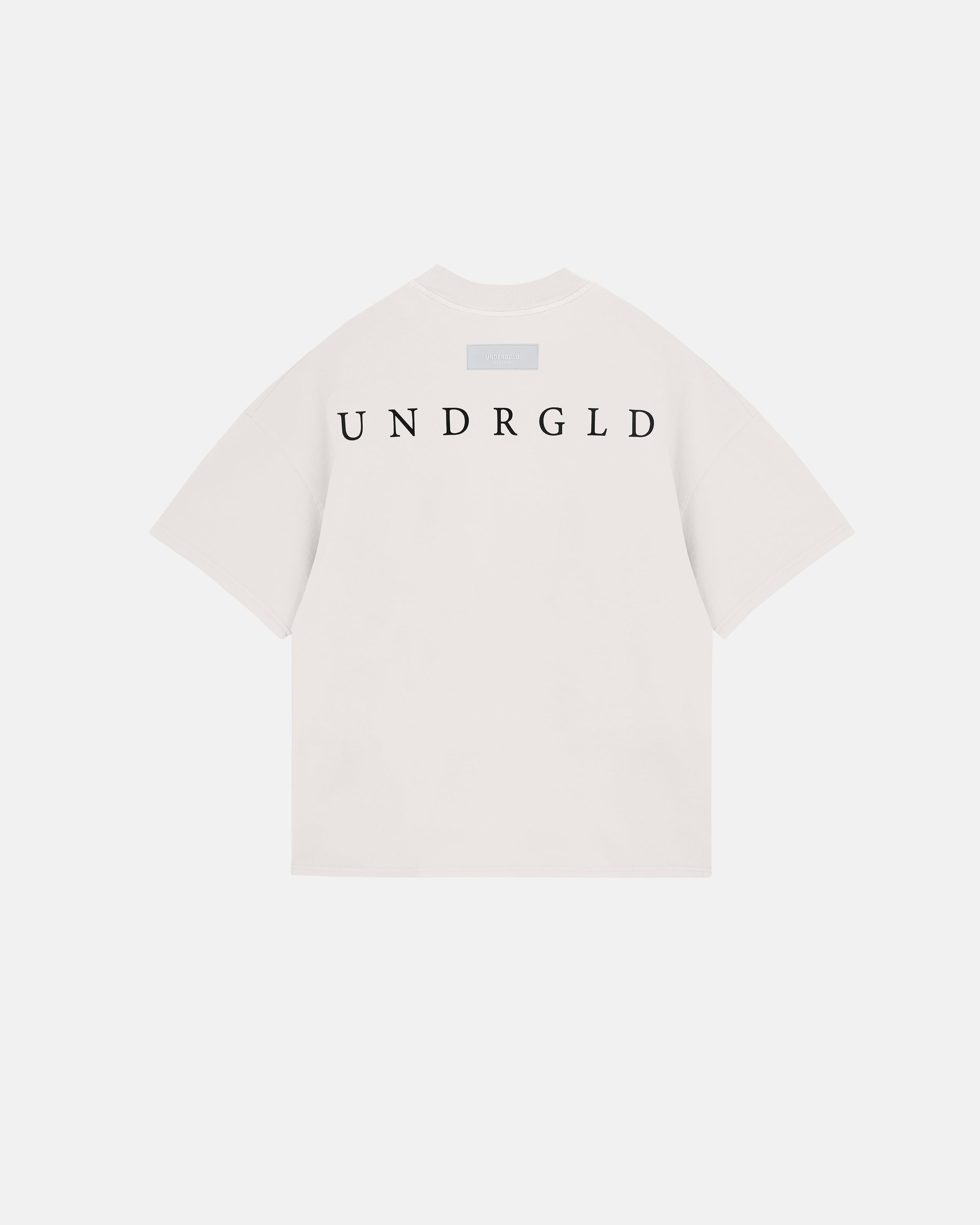 THE PATH MONOGRAM BOXY FIT TSHIRT WHITE