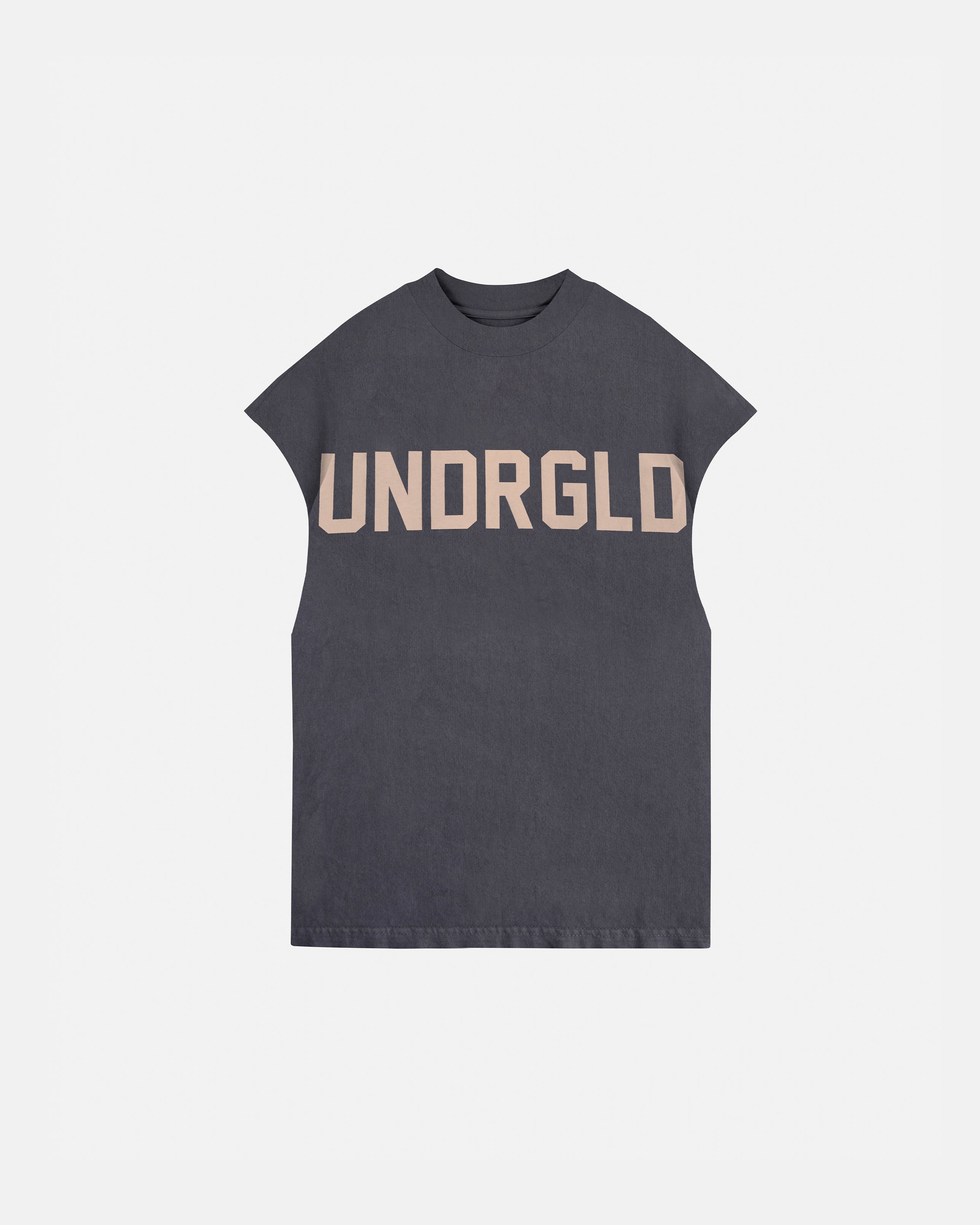 AGNUS DEI UNDRGLD SLEEVELESS TSHIRT VINTAGE GRAY