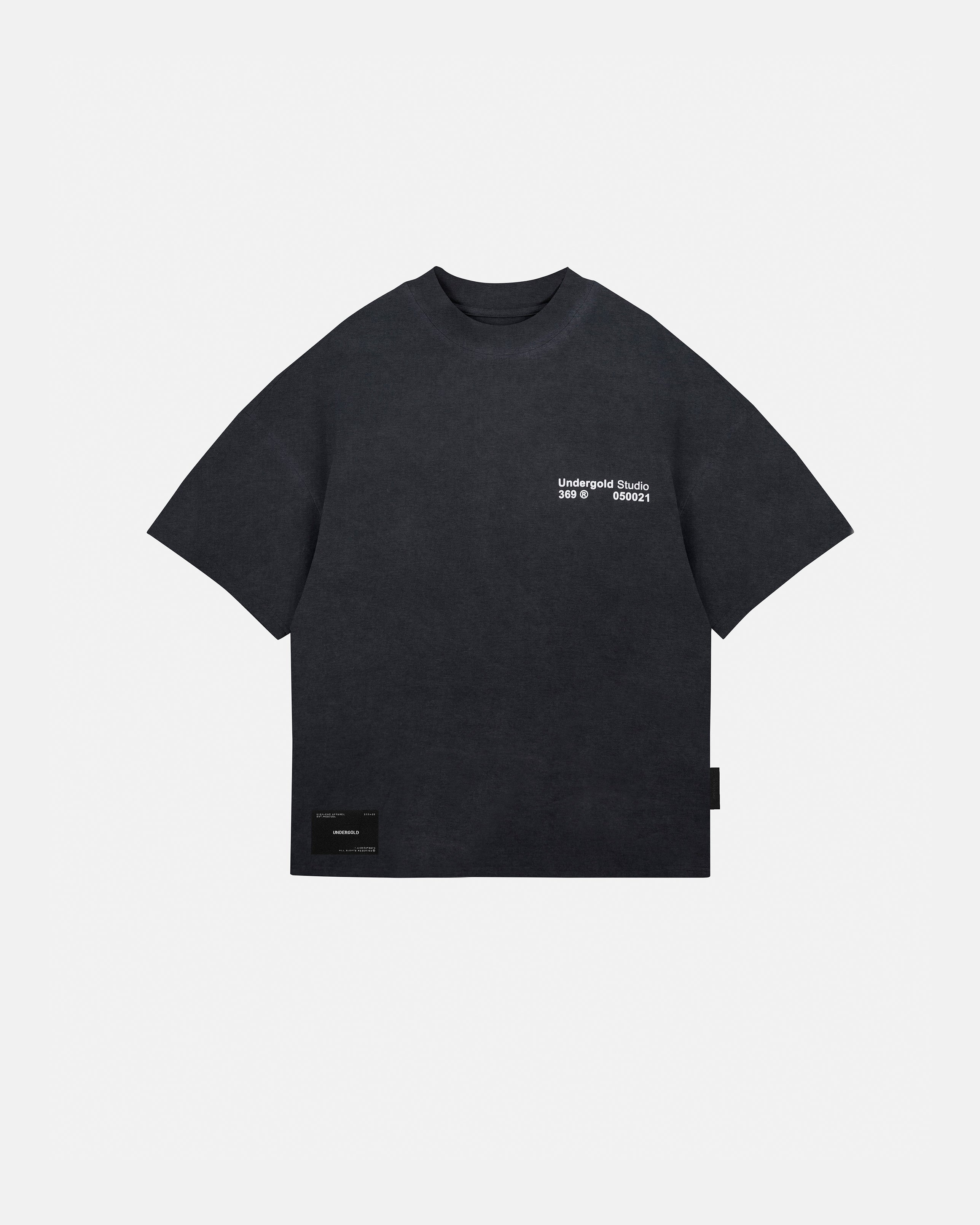 GRATIA PLENA ORA PRO NOBIS BOXY FIT TSHIRT VINTAGE BLACK