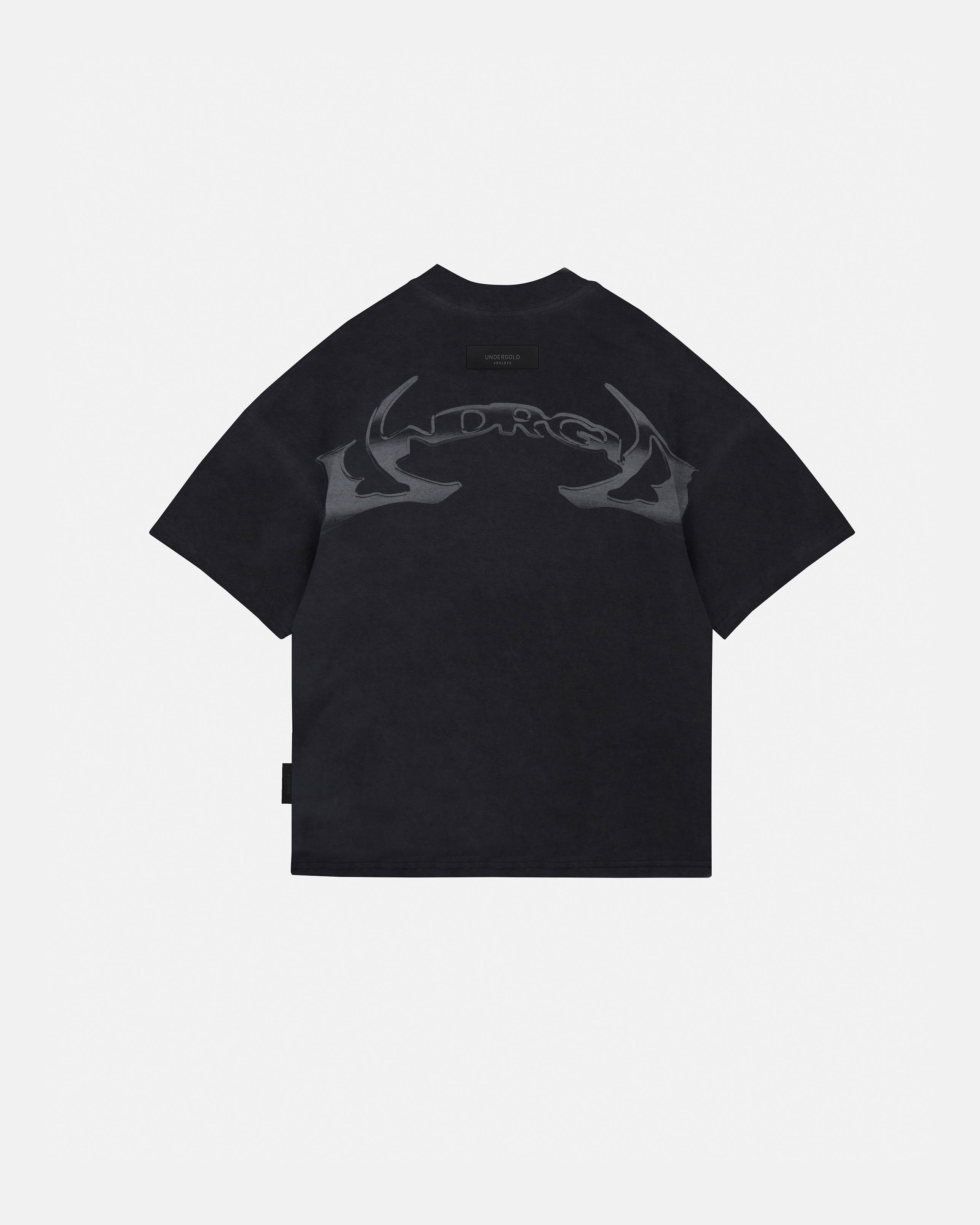 THUNDER RIDER PIGEONS BOXY FIT TSHIRT VINTAGE BLACK