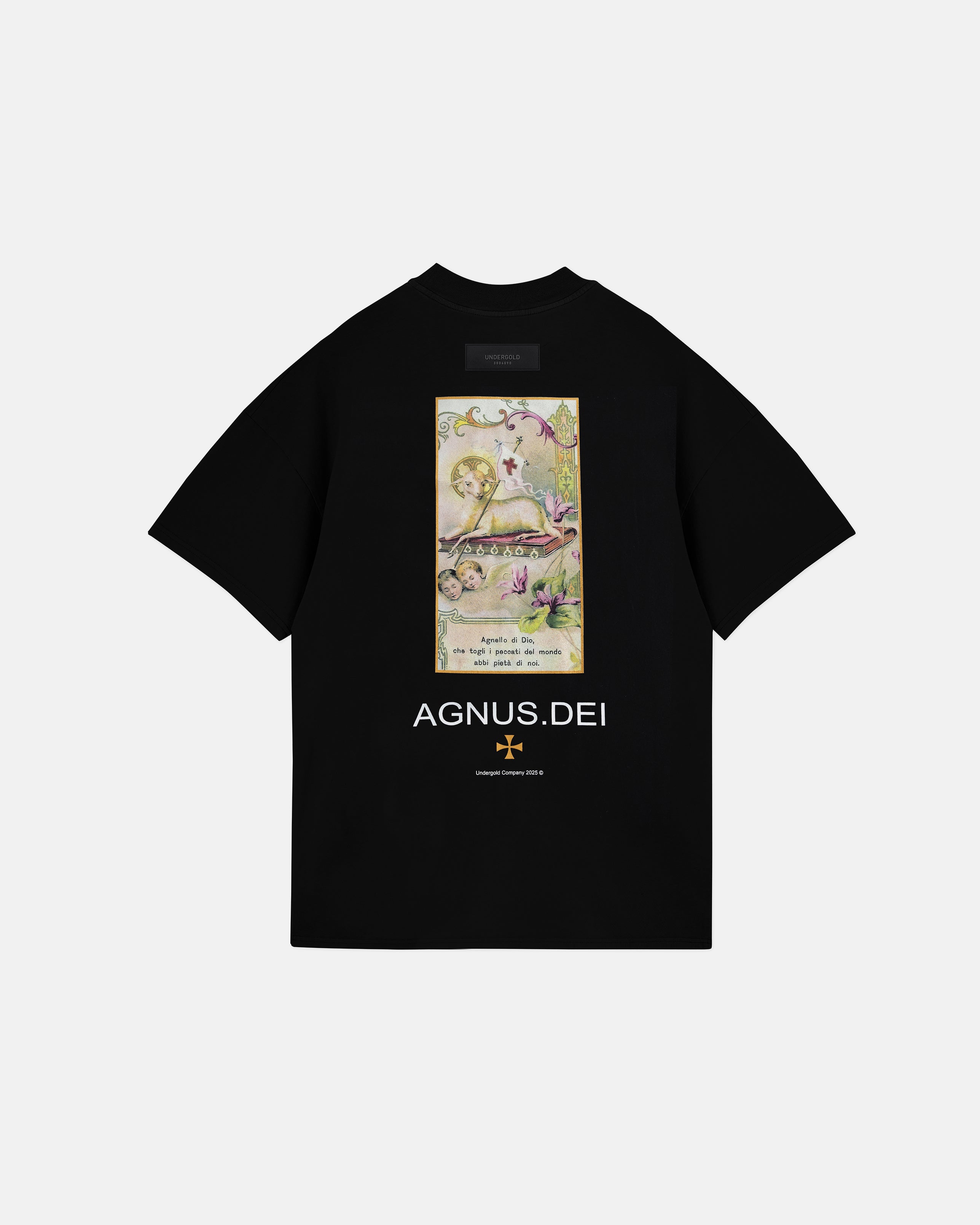 AGNUS-DEI-SHEEP TSHIRT BLACK