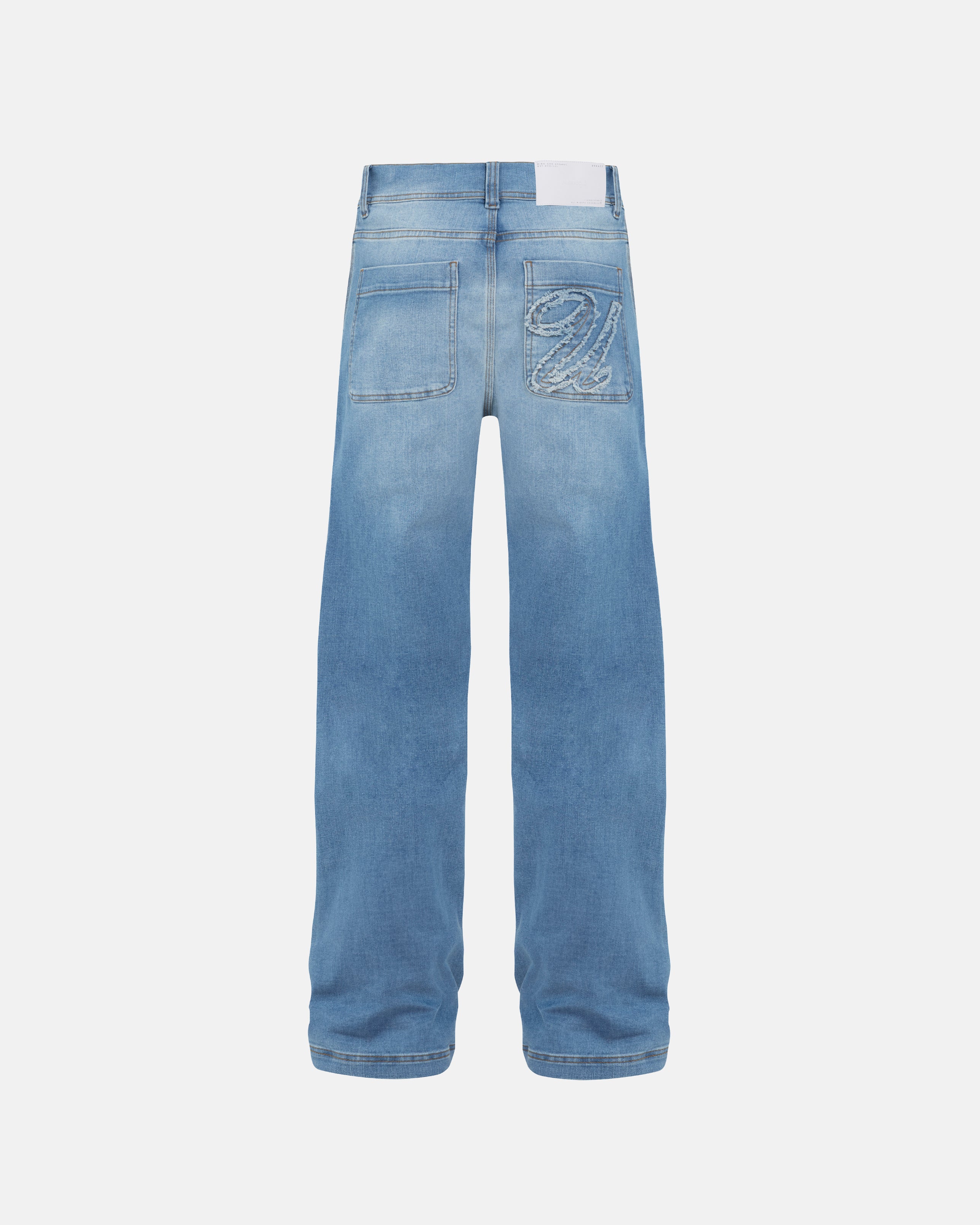 THE PATH BEAUTY FLARE JEAN BLUE
