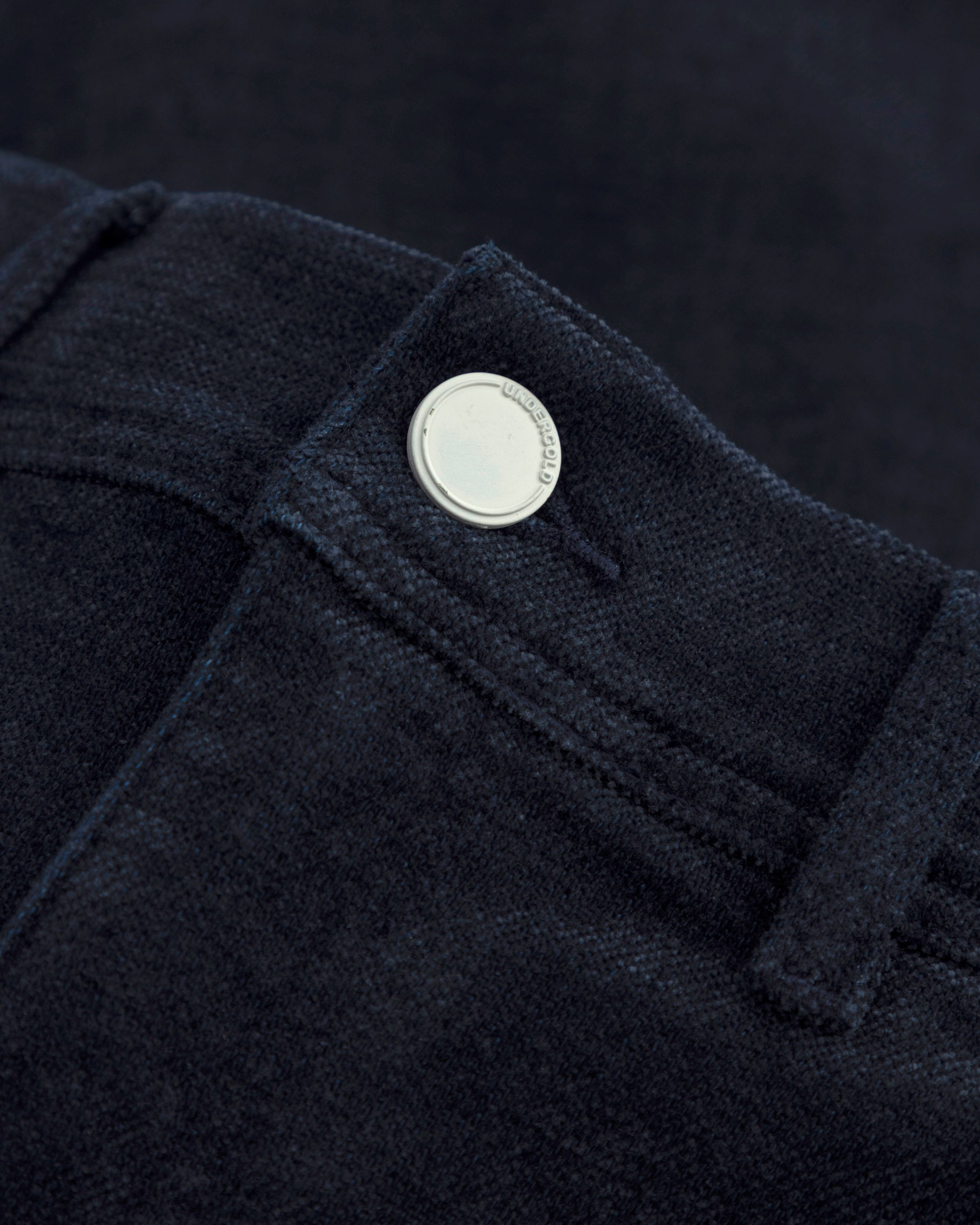 THE PATH MONOGRAM BARREL JEAN BLUE