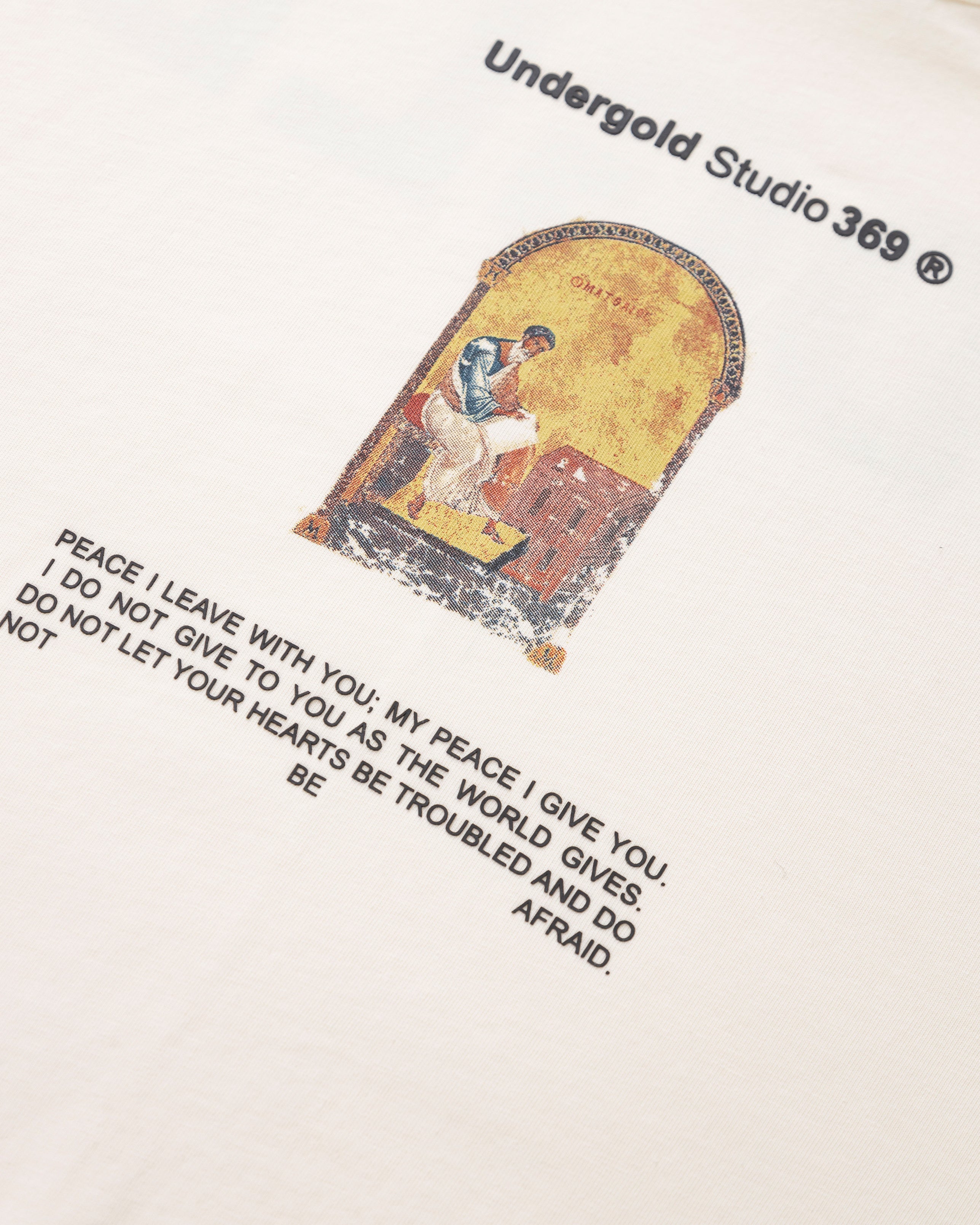 UNDERGOLD GRATIA PLENA SAINT MATTHEW TSHIRT CREAM