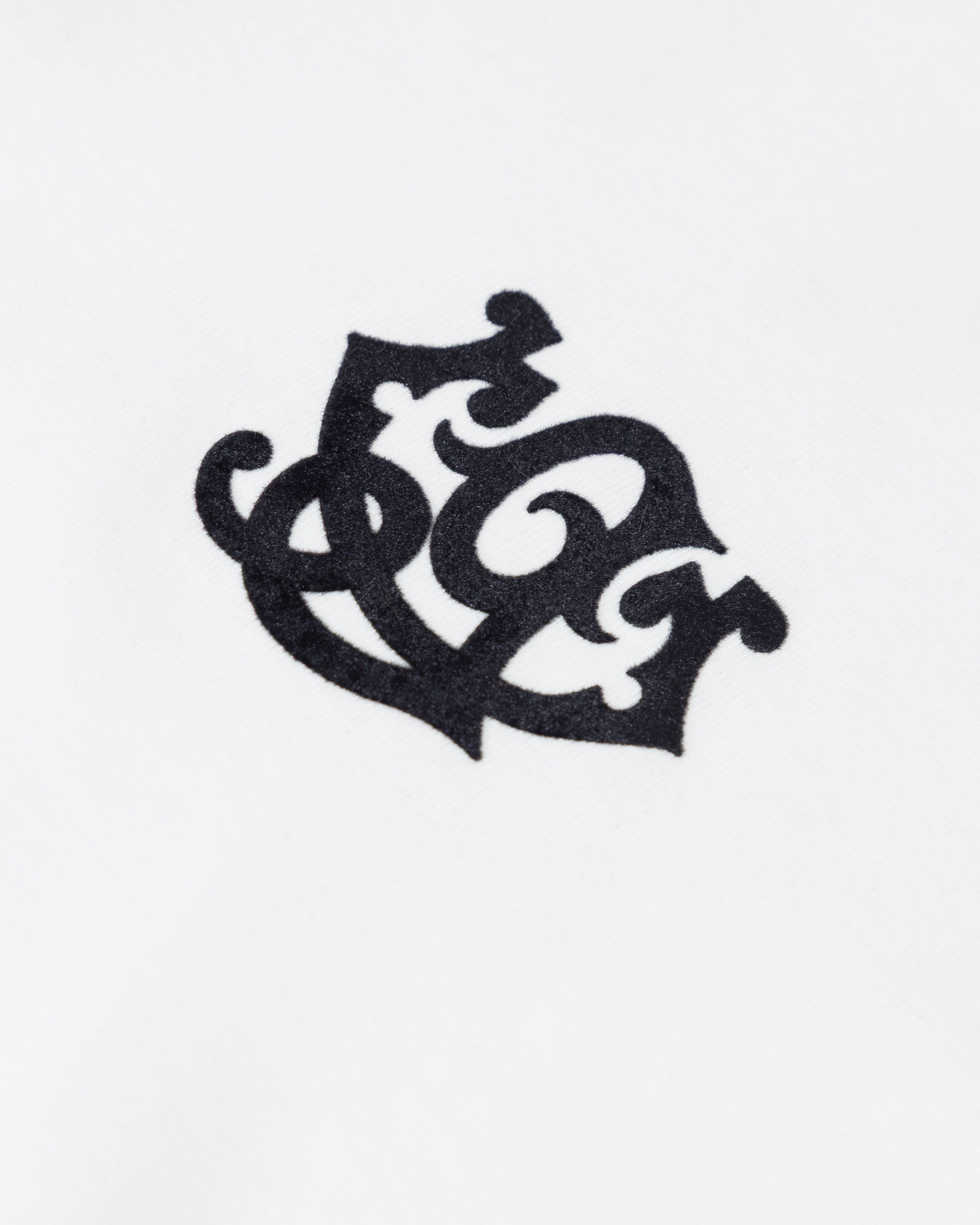 THE PATH MONOGRAM BOXY FIT TSHIRT WHITE