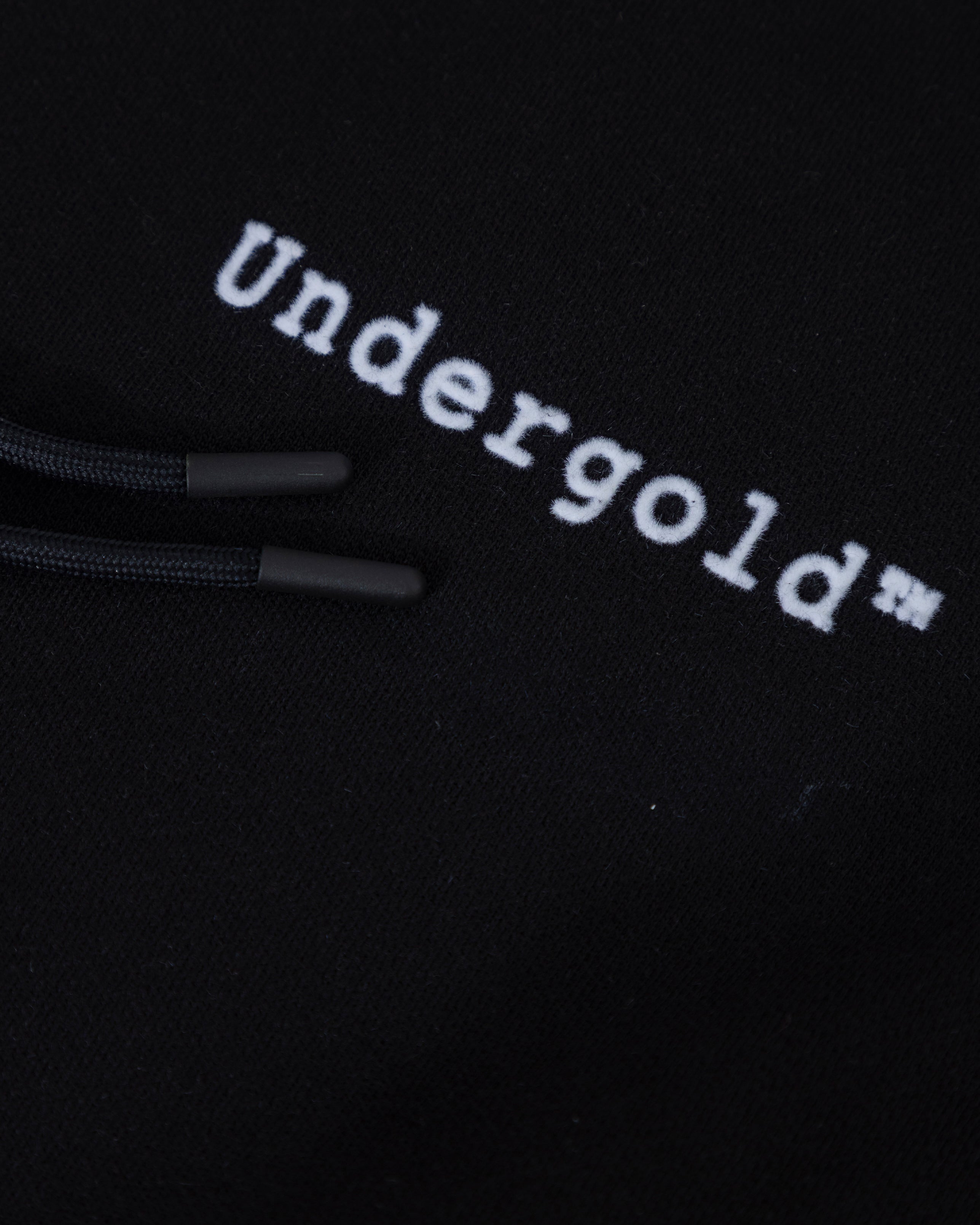 THE PATH GOLDEN CHRIST STRAIGHTPANTS BLACK