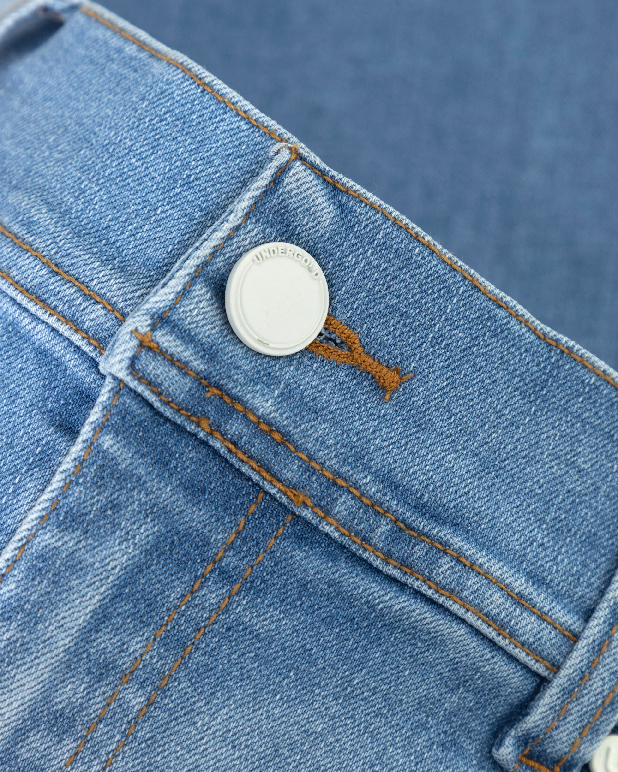 THE PATH BEAUTY FLARE JEAN BLUE