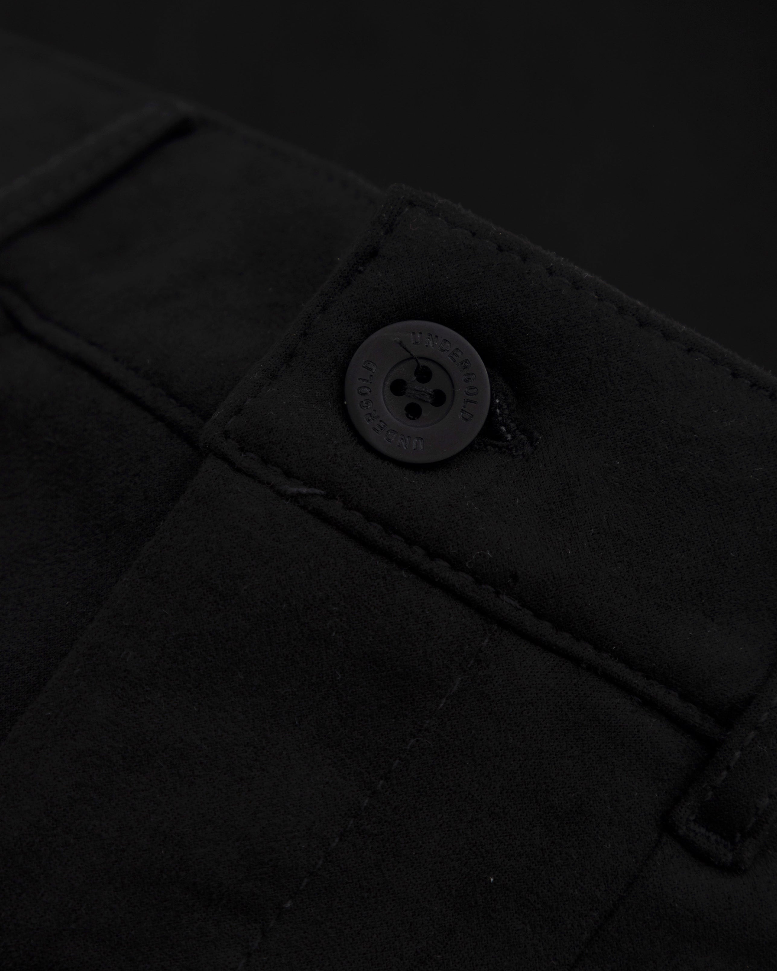 THE PATH MONOGRAM TROUSER BLACK