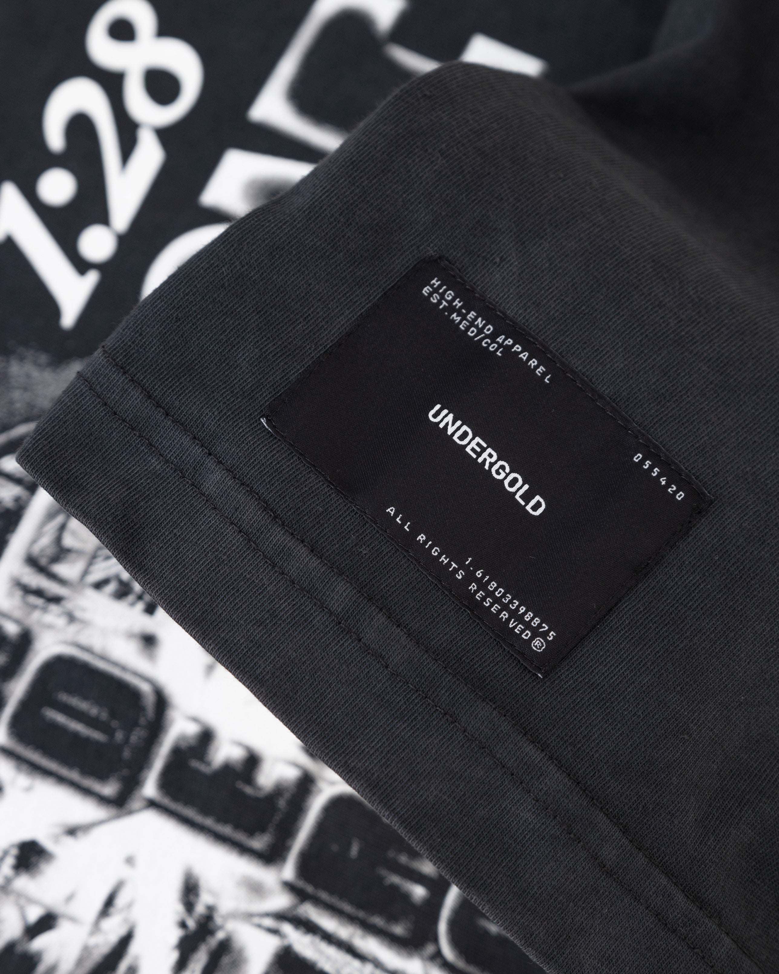 GRATIA PLENA THE RISEN ONE TSHIRT VINTAGE BLACK