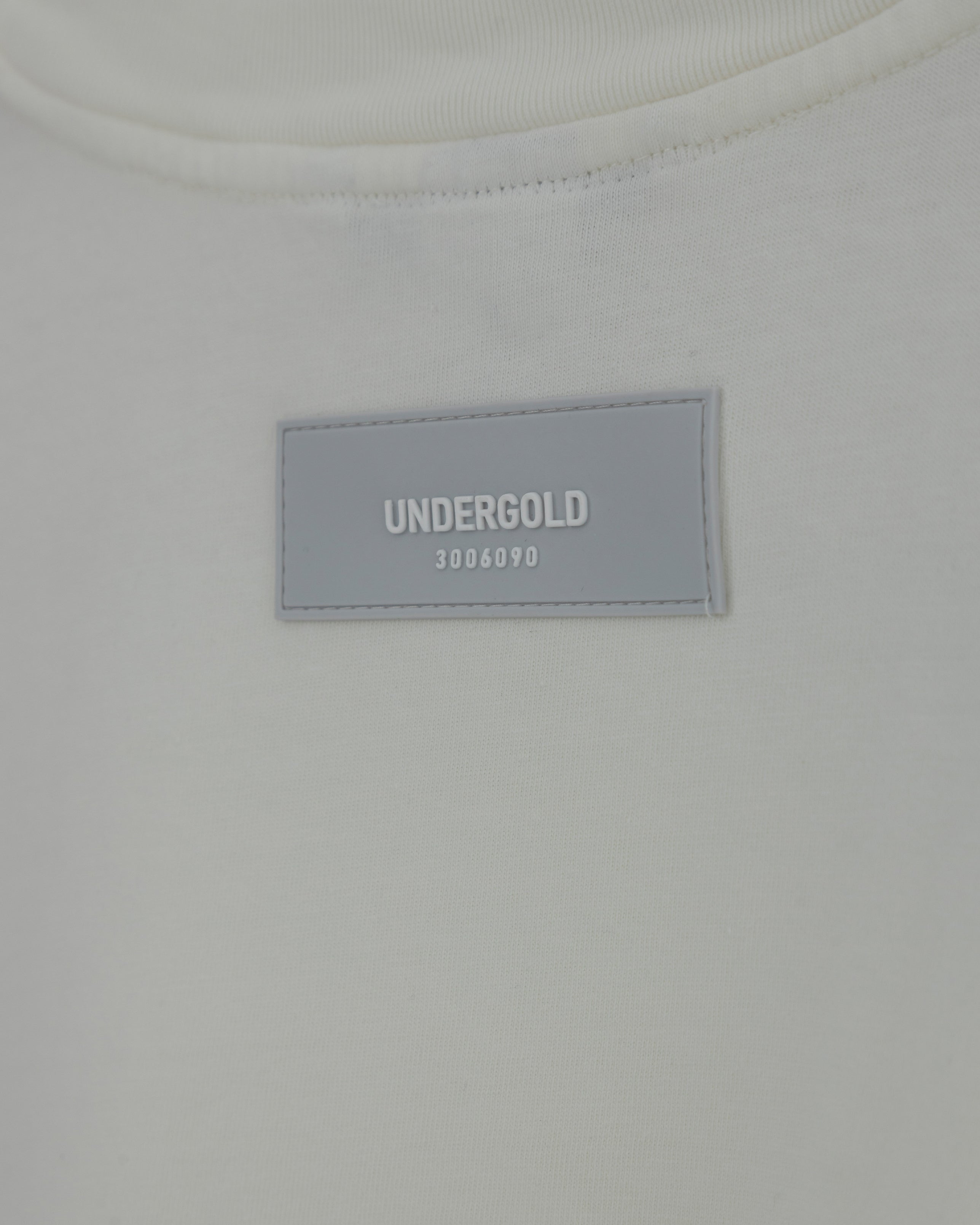 BASICS PEACHED UNDGLD TSHIRT WHITE