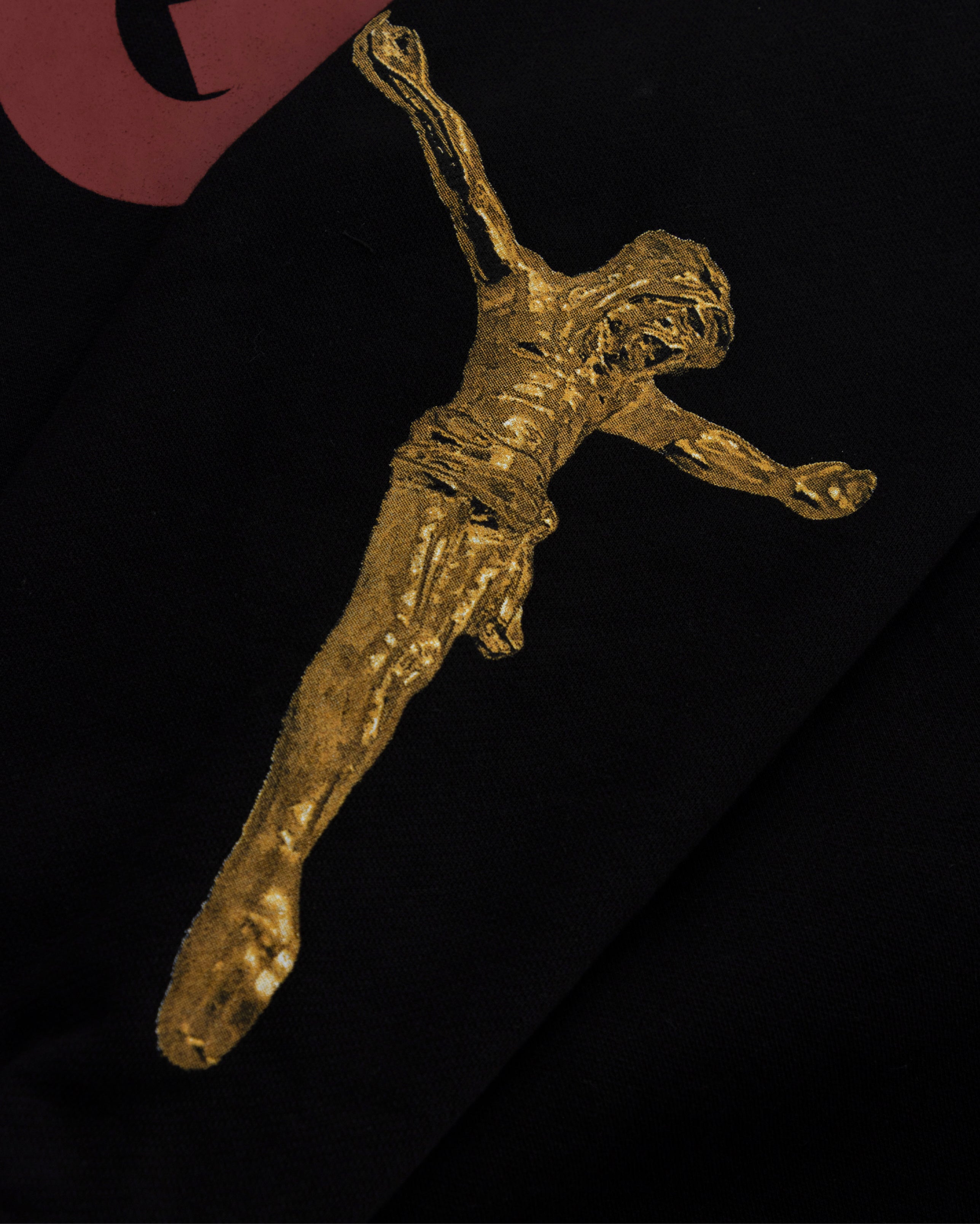THE PATH GOLDEN CHRIST HOODIE BLACK