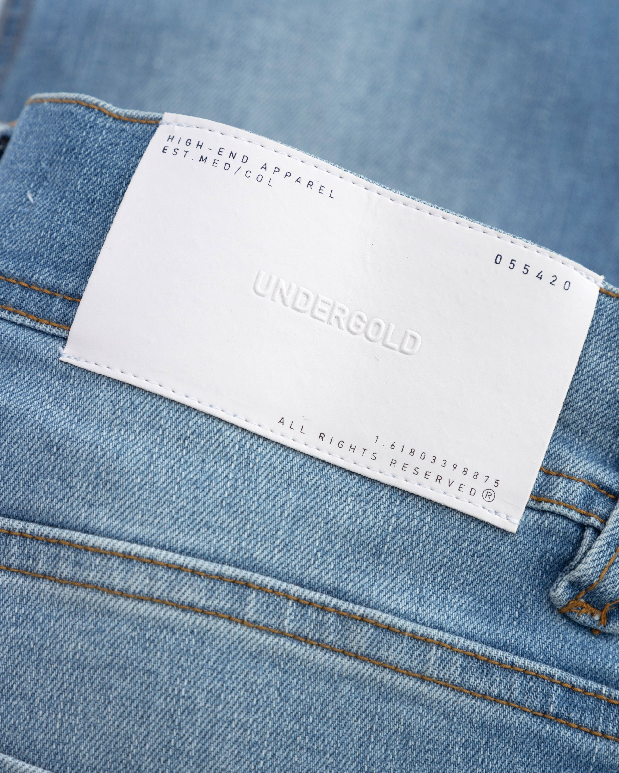 THE PATH BEAUTY FLARE JEAN BLUE