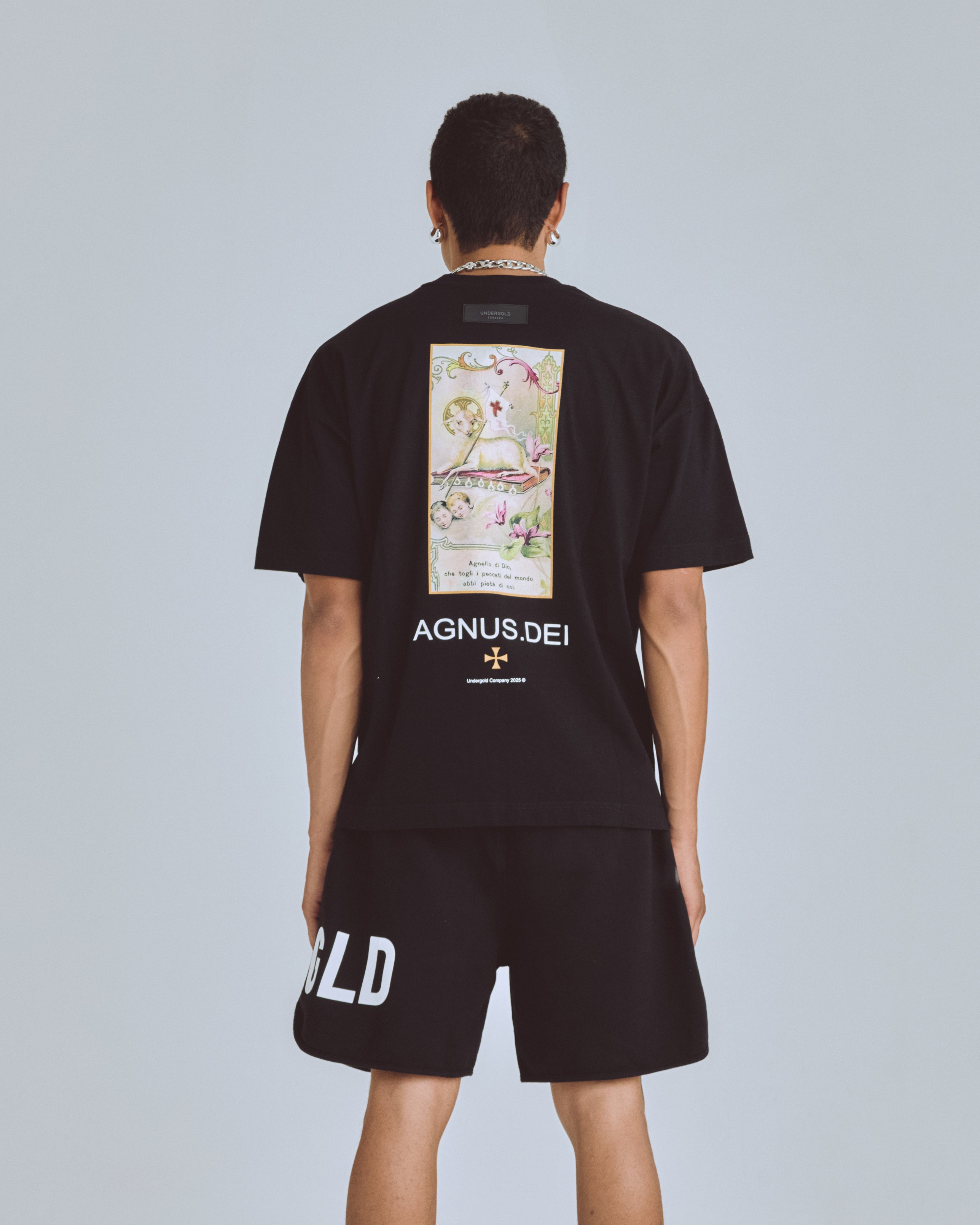 AGNUS-DEI-SHEEP TSHIRT BLACK