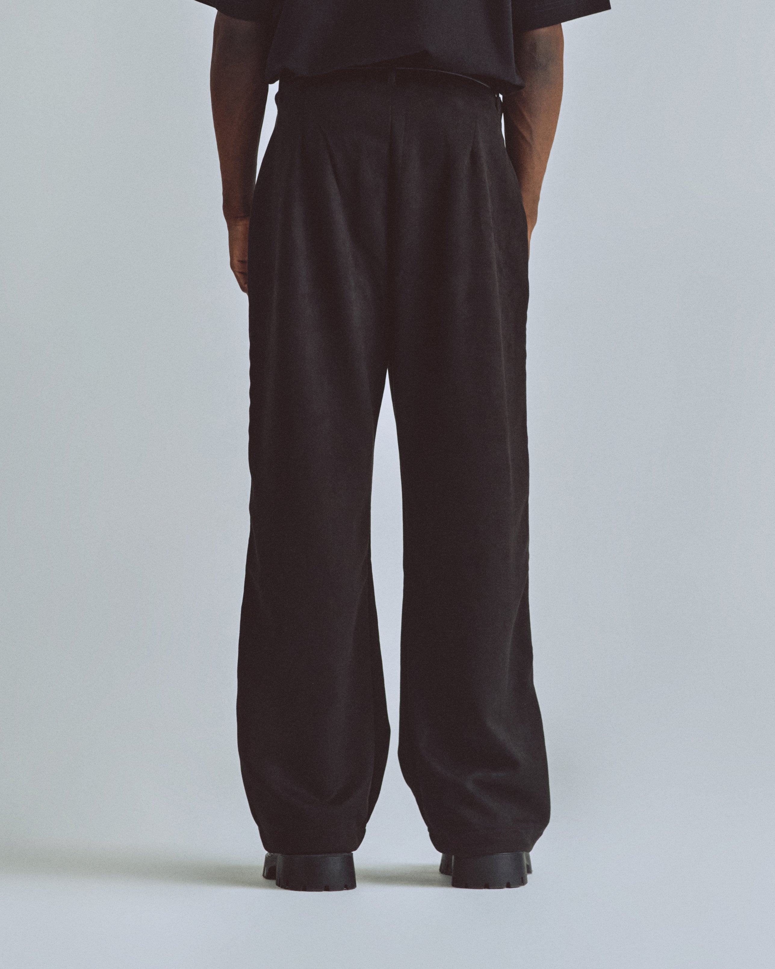 THE PATH MONOGRAM TROUSER BLACK