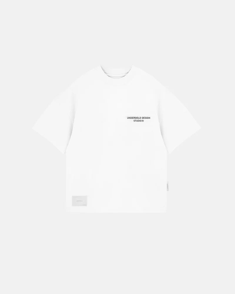 BASICS DESIGN STUDIO BOXY T-SHIRT WHITE