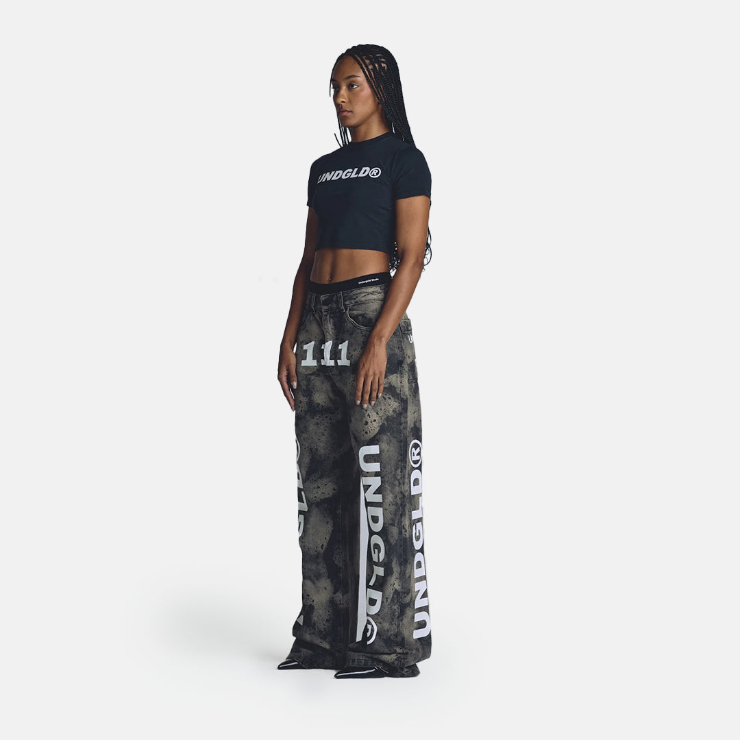 THE ONE BABY TEE VINTAGE BLACK