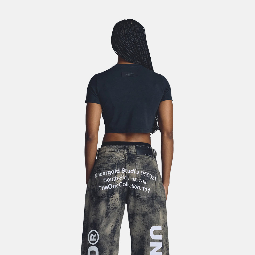THE ONE BABY TEE VINTAGE BLACK