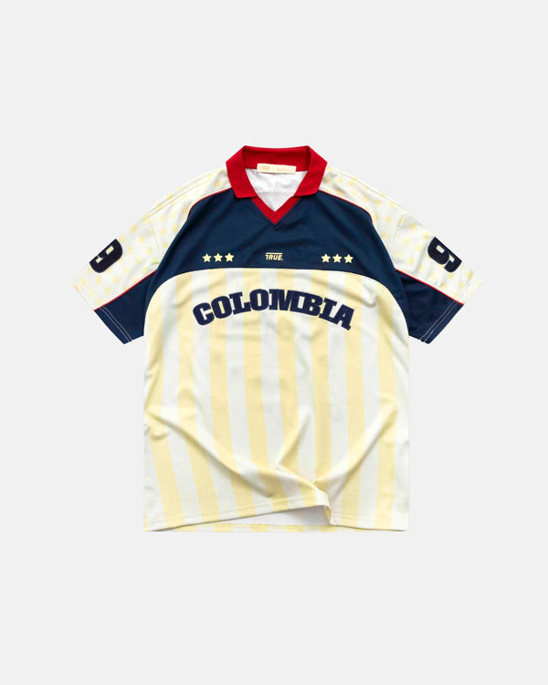 TRUE - Colombia Oversized Polo T-Shirt - Butter Yellow