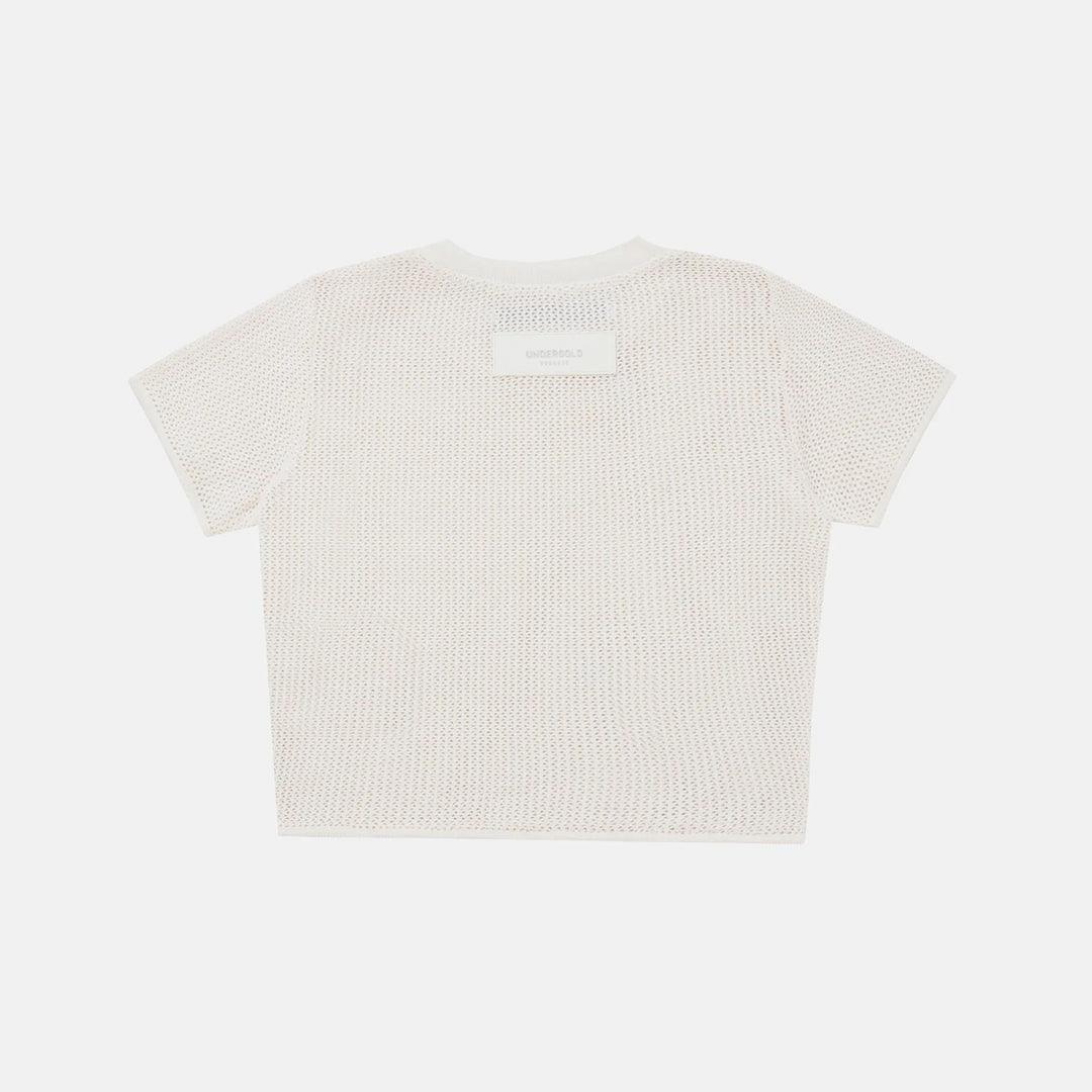 BASICS KNIT BABY TEE CREAM