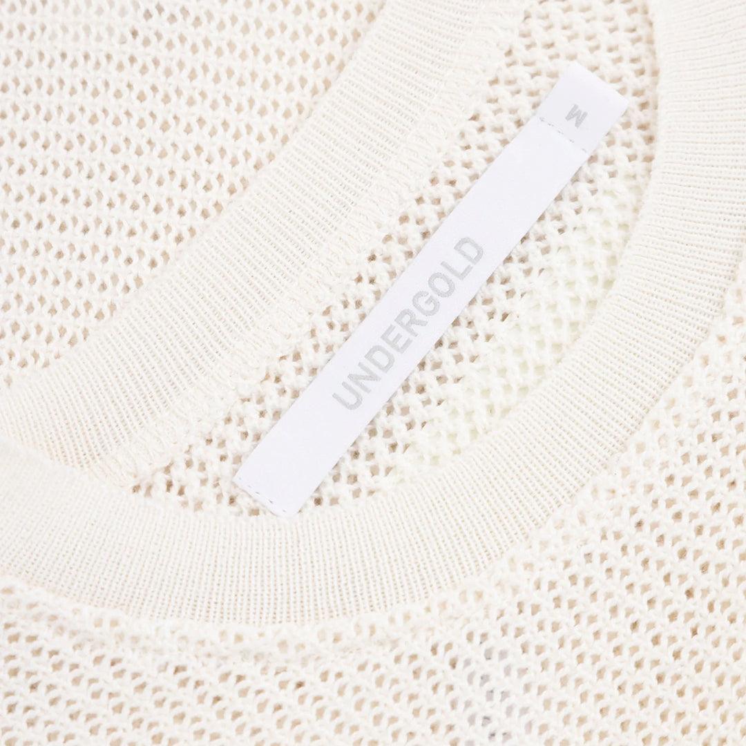BASICS KNIT BABY TEE CREAM