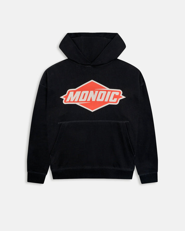 MONOIC - Hoodie Oversized Oil - Negro Oscuro