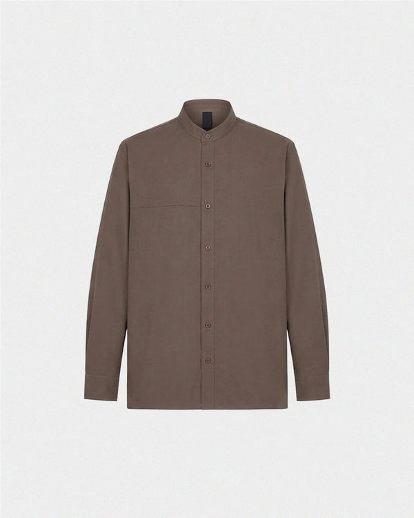 OLD MAQUIINA - Camisa Tiipe ML - Café