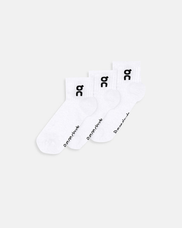 ON - Logo Sock Mid 3P - Heather Gray