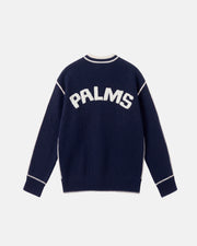 Palms Blue Crewneck Knit