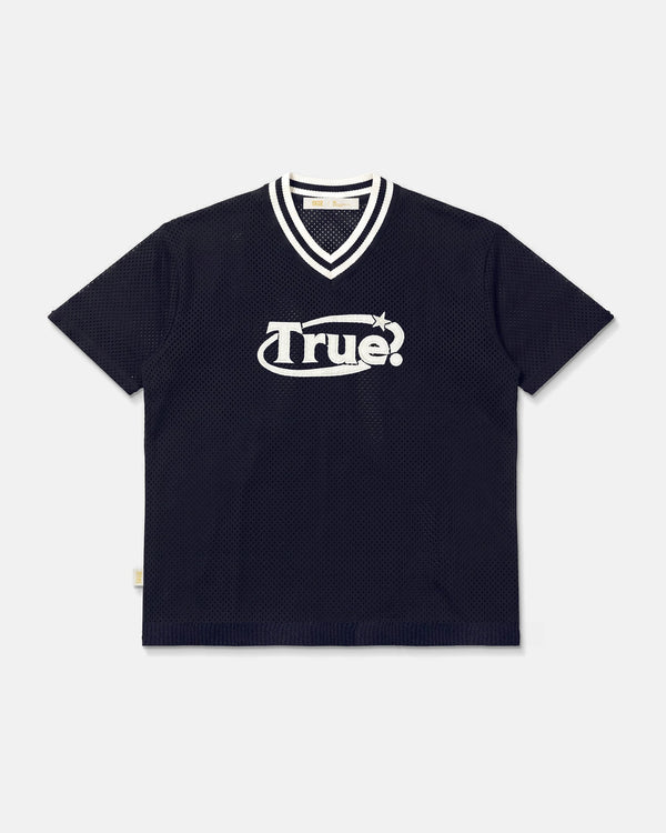 TRUE - Oversized Knitted Jersey - Navy Blue