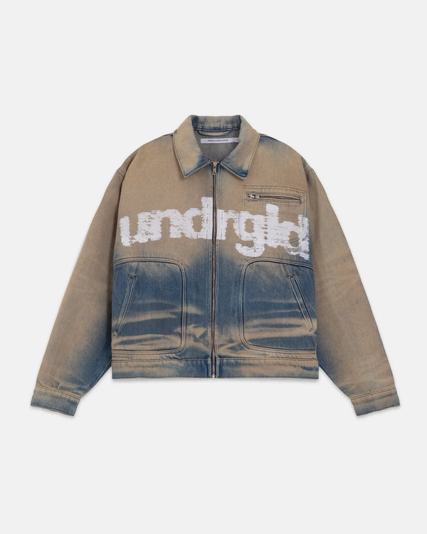 UNDERGOLD - Jacket Revelation Zip Up - Sand Blue