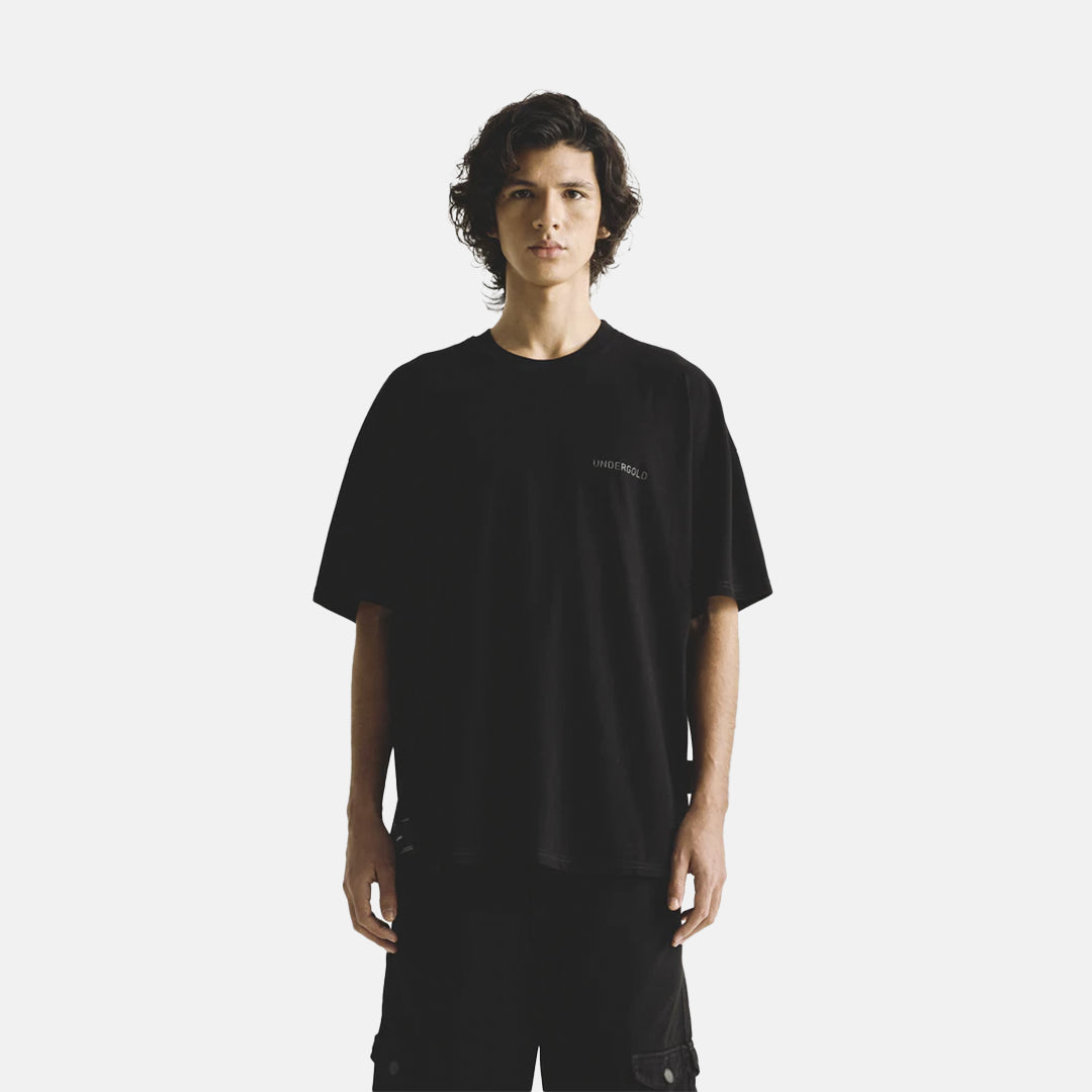 LINE LOGO T-SHIRT BLACK