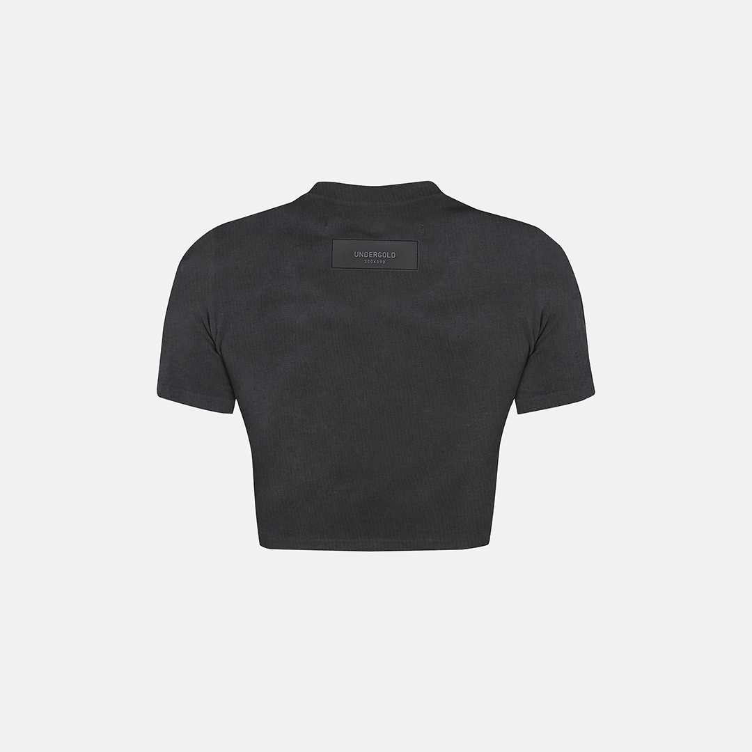 THUNDER RIDER PEGASUS BABY TEE VINTAGE BLACK