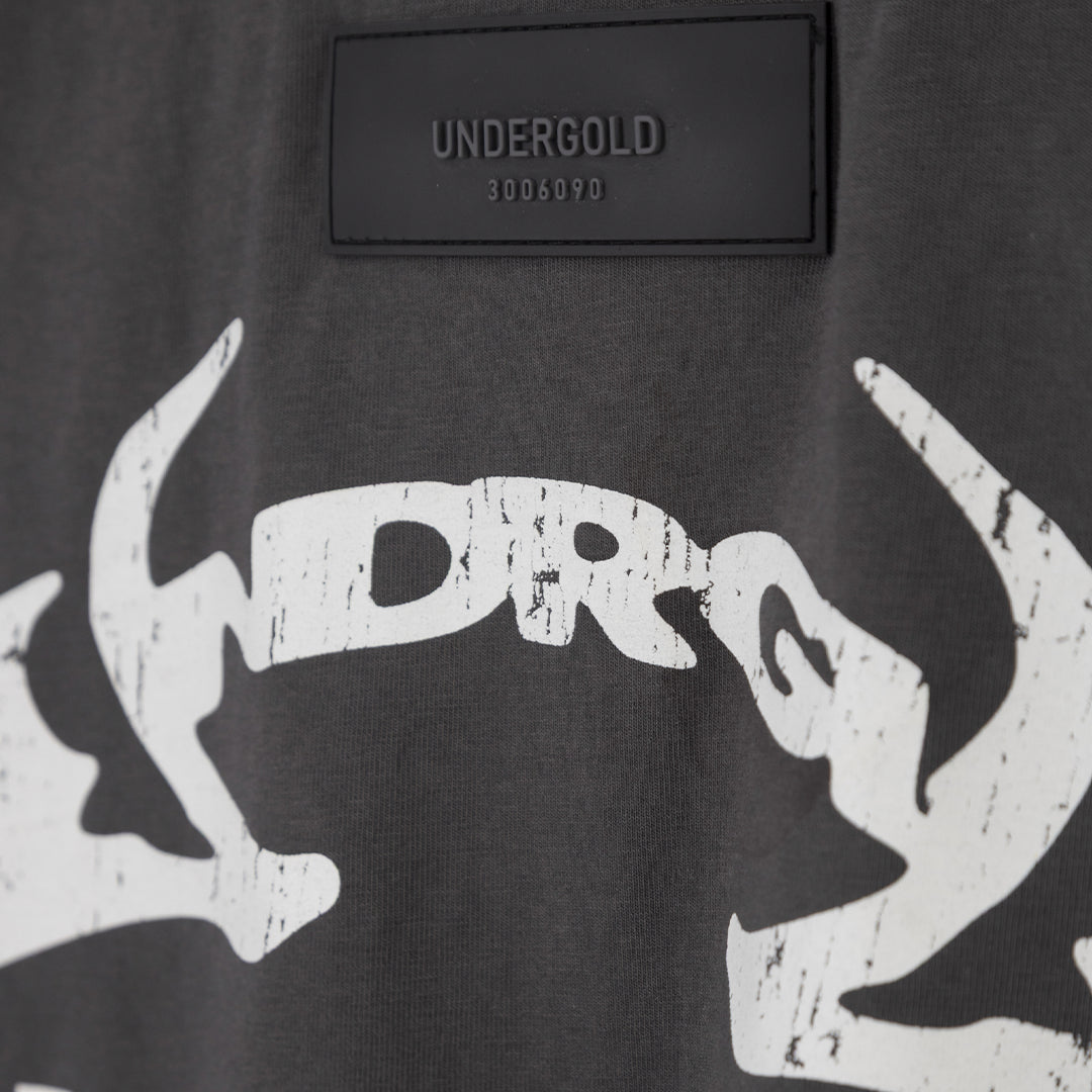 THUNDER RIDER PIGEONS BABY TEE VINTAGE GRAY