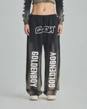 Undergold Spring Goldenboy Straight Pants Sandblast Gray Flame