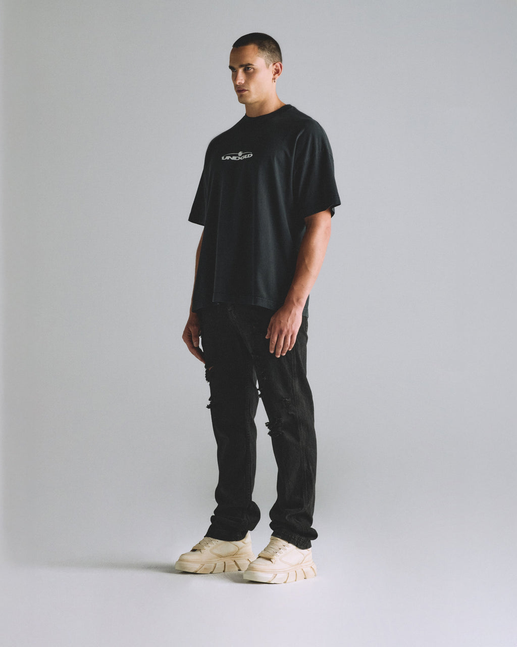 UNDERGOLD HELIOS GOD OF SUN TSHIRT VINTAGE BLACK