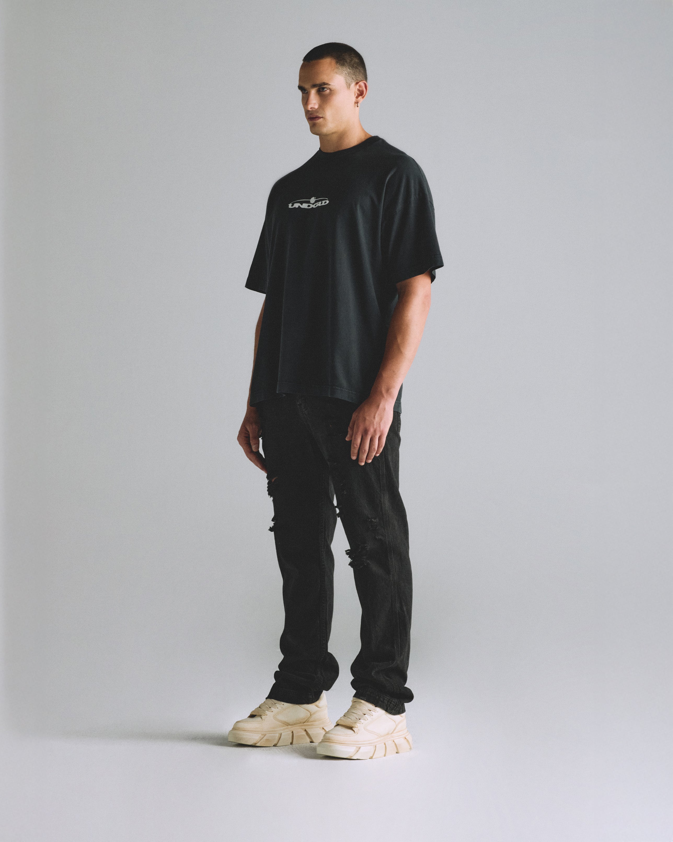 UNDERGOLD HELIOS GOD OF SUN TSHIRT VINTAGE BLACK