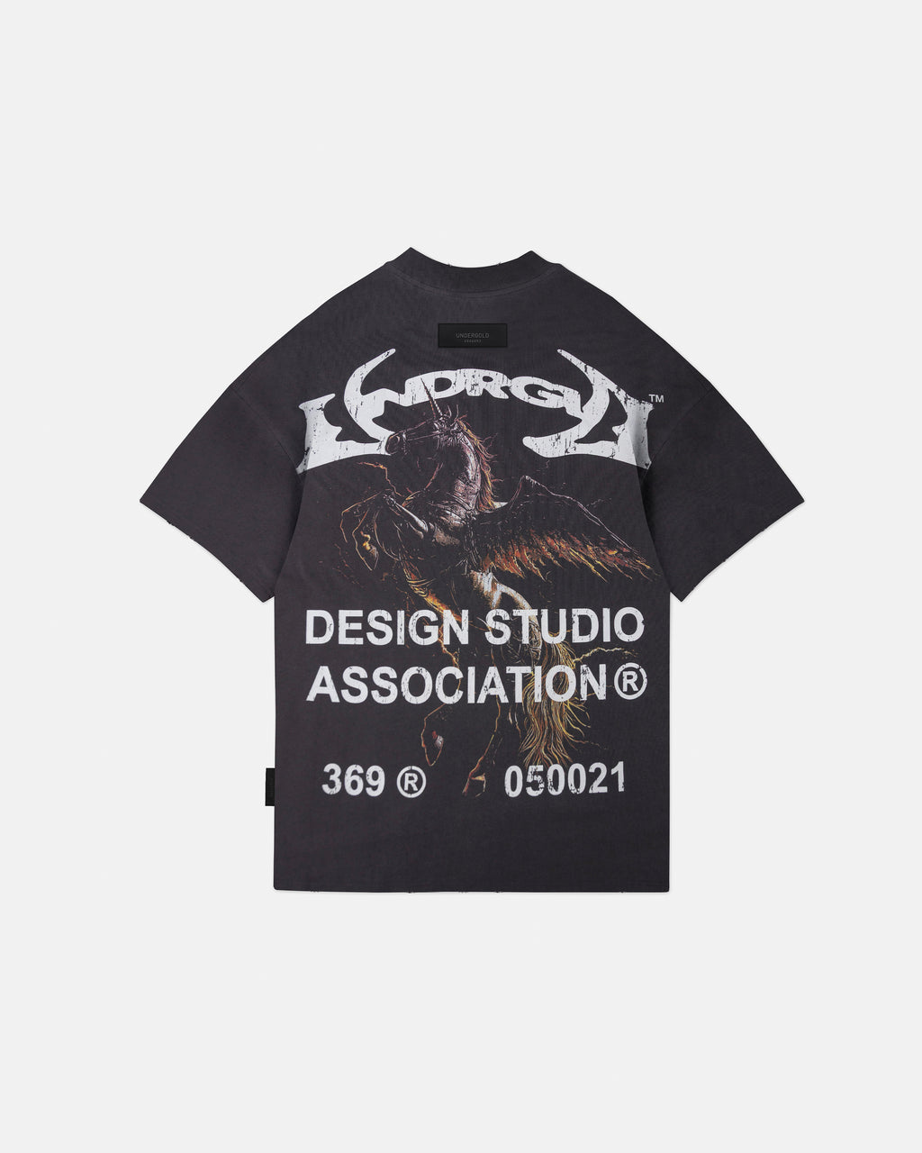 UNDERGOLD THUNDER RIDER PEGASUS TSHIRT VINTAGE GRAY